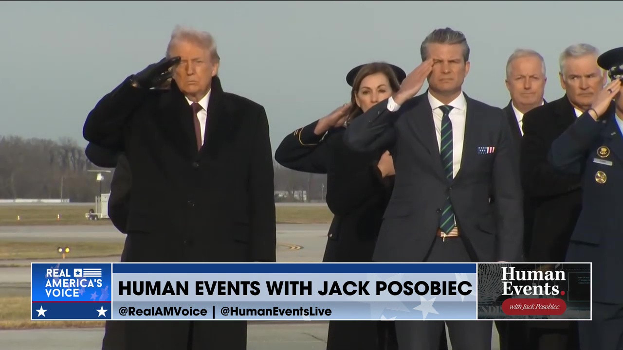 President Trump Attends Transfer Ceremony