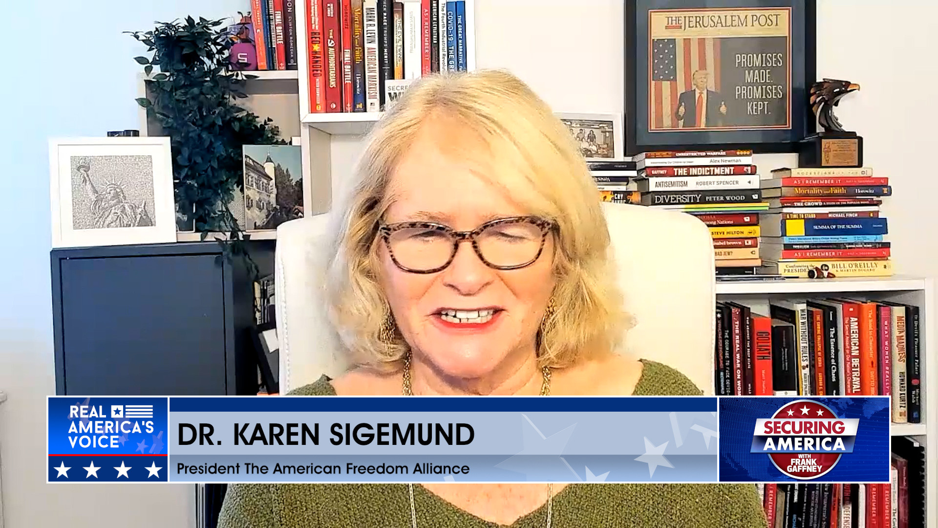 Frank Gaffney is joined by Dr. Karen Sigemund Pt. 2