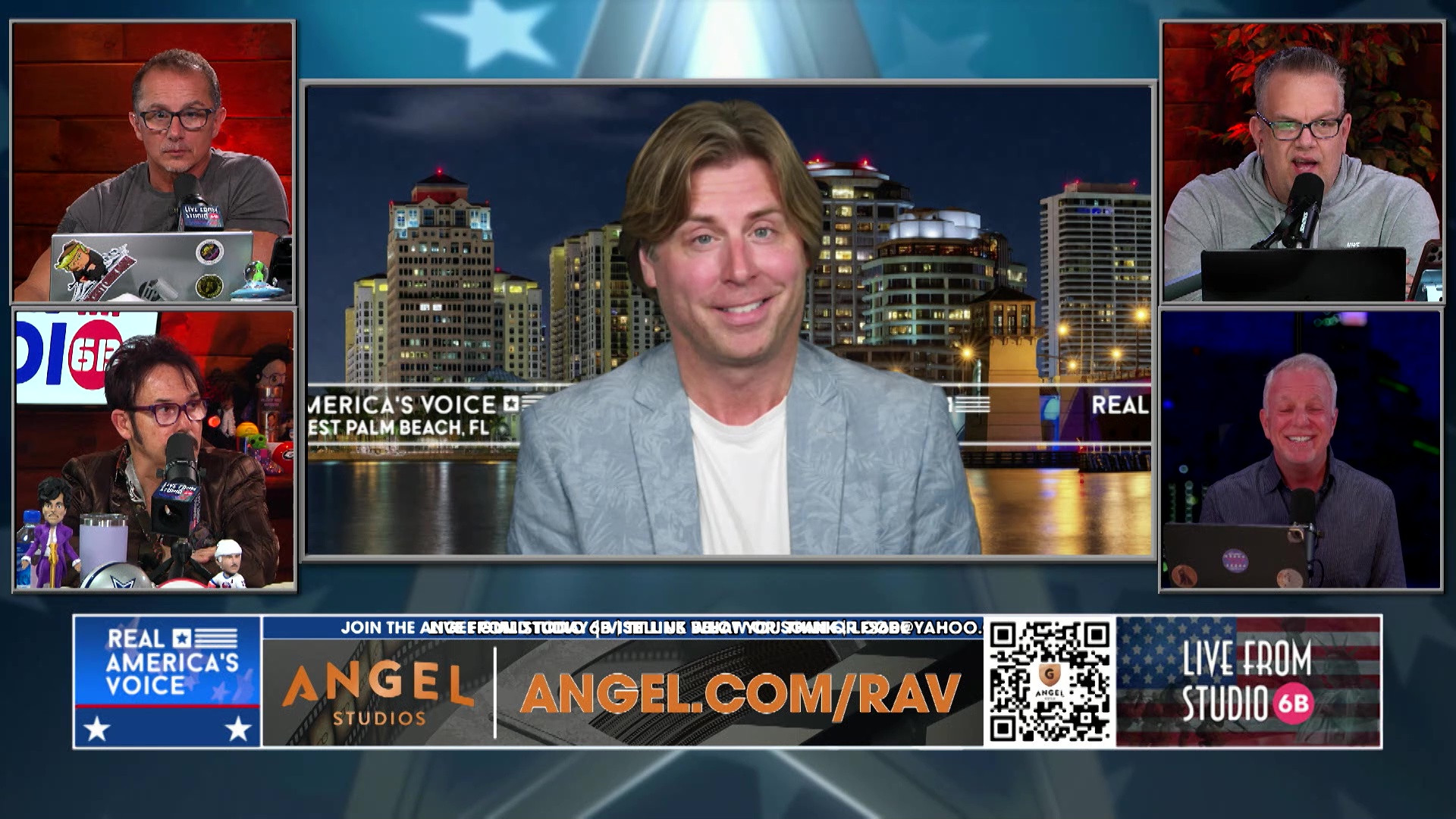 3-31-26 5 - Beau Davidson for Angel Studios and Easter, Vin clicks QR codes