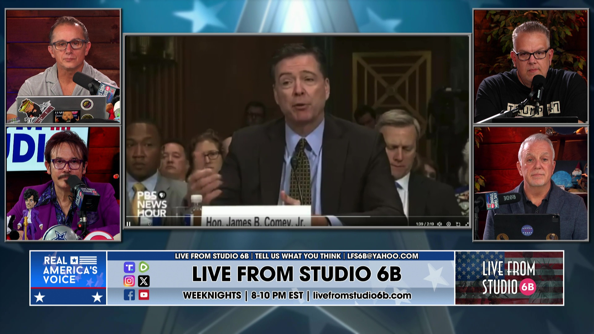 9-25-25 1 - Comey Indictment News and Discussion, Chuck Grassley questioning in 2017