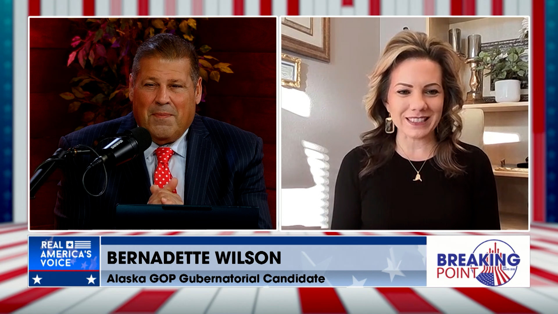 A - David interviews Alaska GOP Gubernatorial Candidate Bernadette Wilson