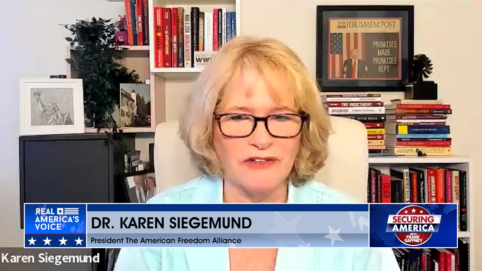 Frank Gaffney is joined by Dr. Karen Siegemund Pt. 2
