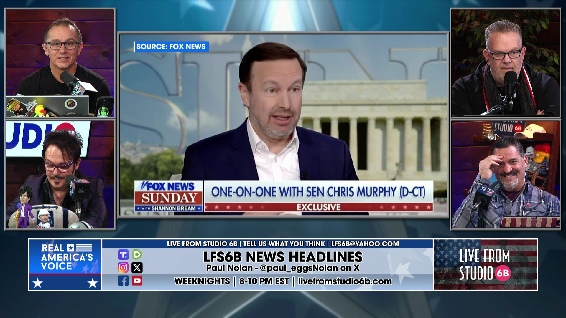 2-2-26 4 - Farmer Brook runs for office, Chris Murphy on ICE, discussion