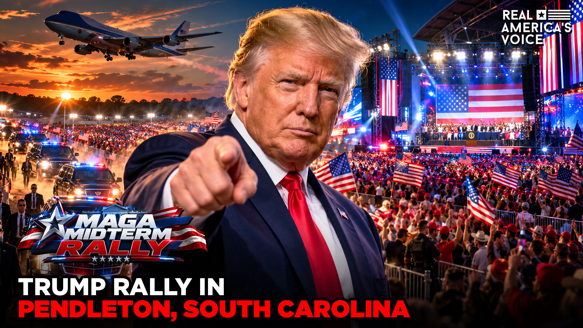 MIDTERM MAGA RALLY - PENDLETON, SC - OCTOBER 21th, 2026 PT 3