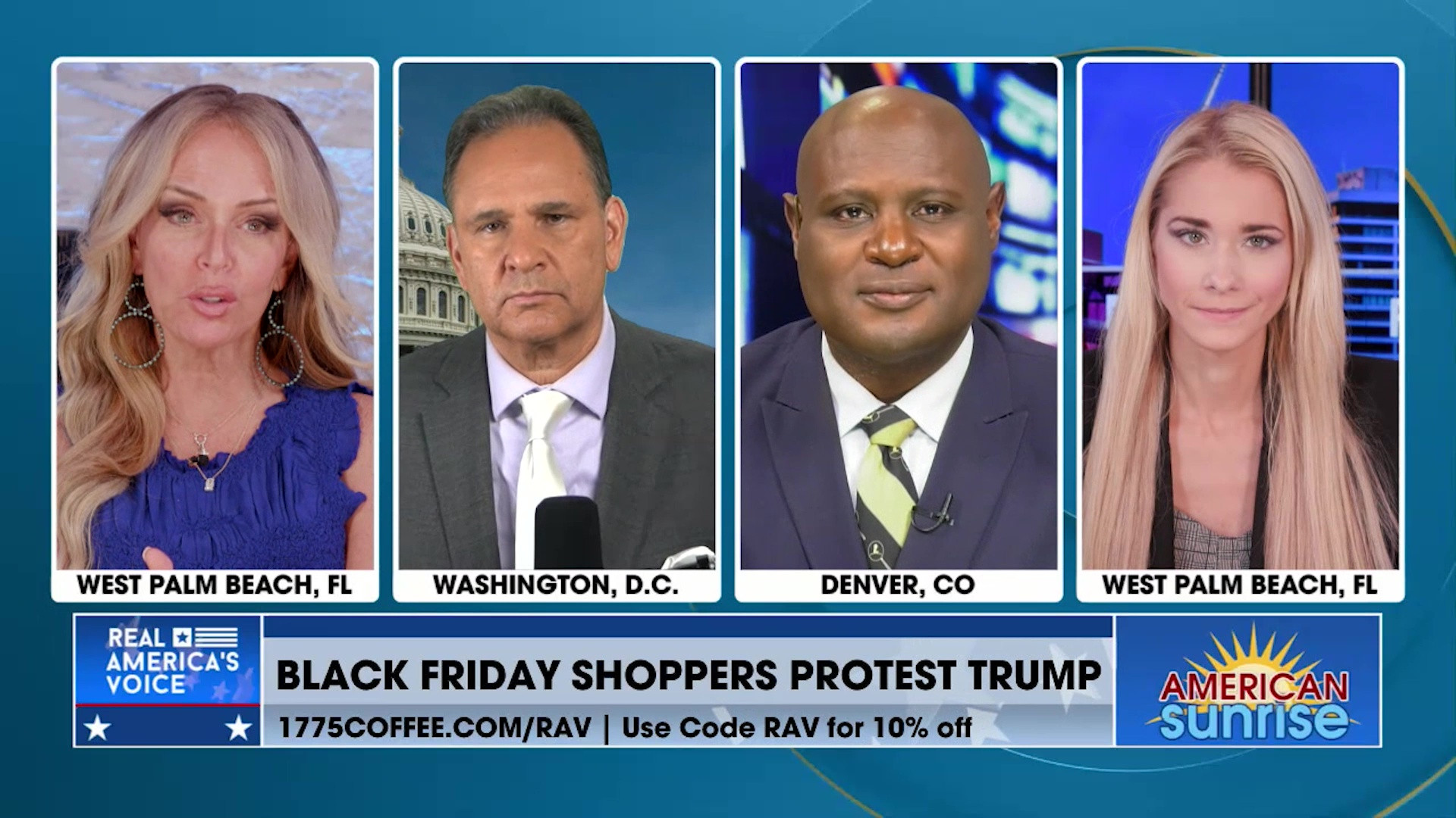 BLACK FRIDAY SHOPPERS PROTEST TRUMP