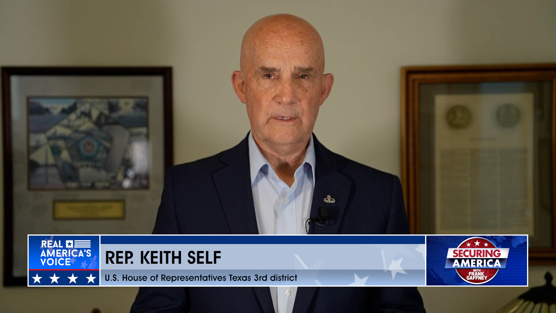 Frank Gaffney is by Rep. Keith Self Pt. 2