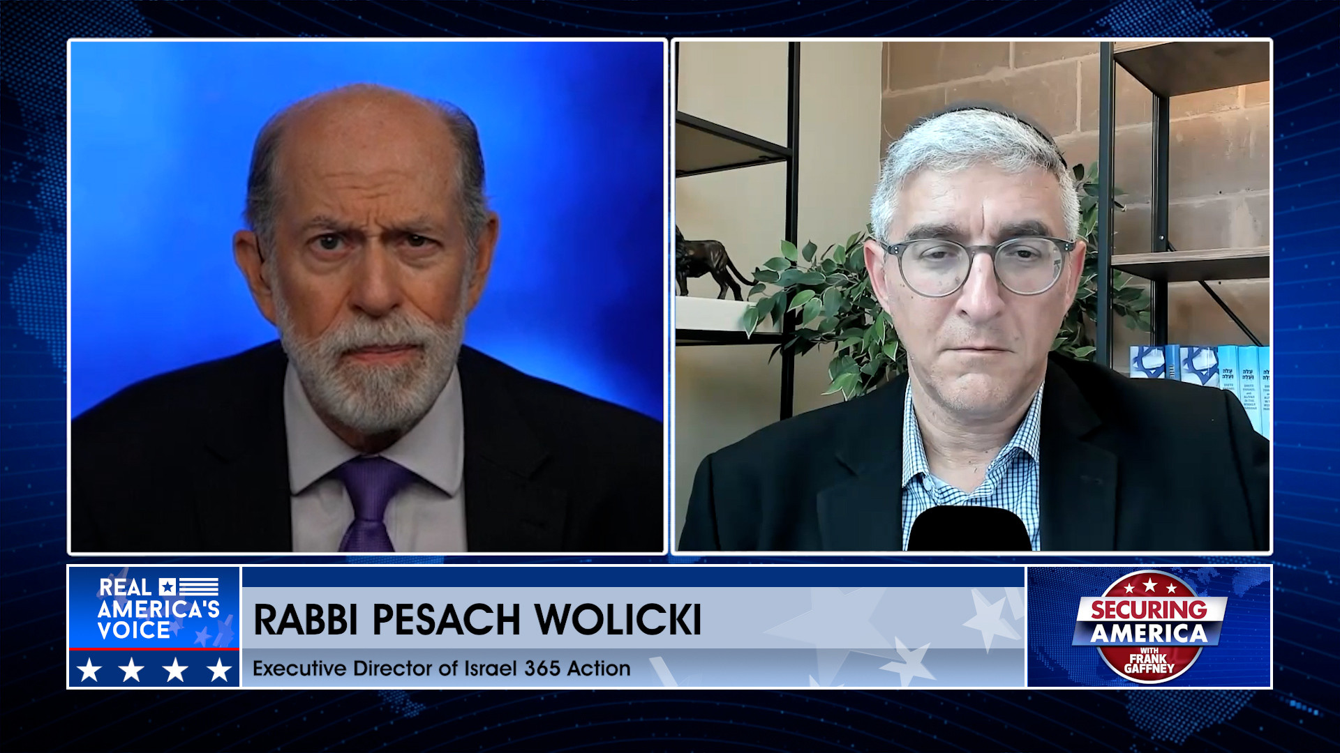 Frank Gaffney is joined by Rabbi Pesach Wolicki Pt. 1