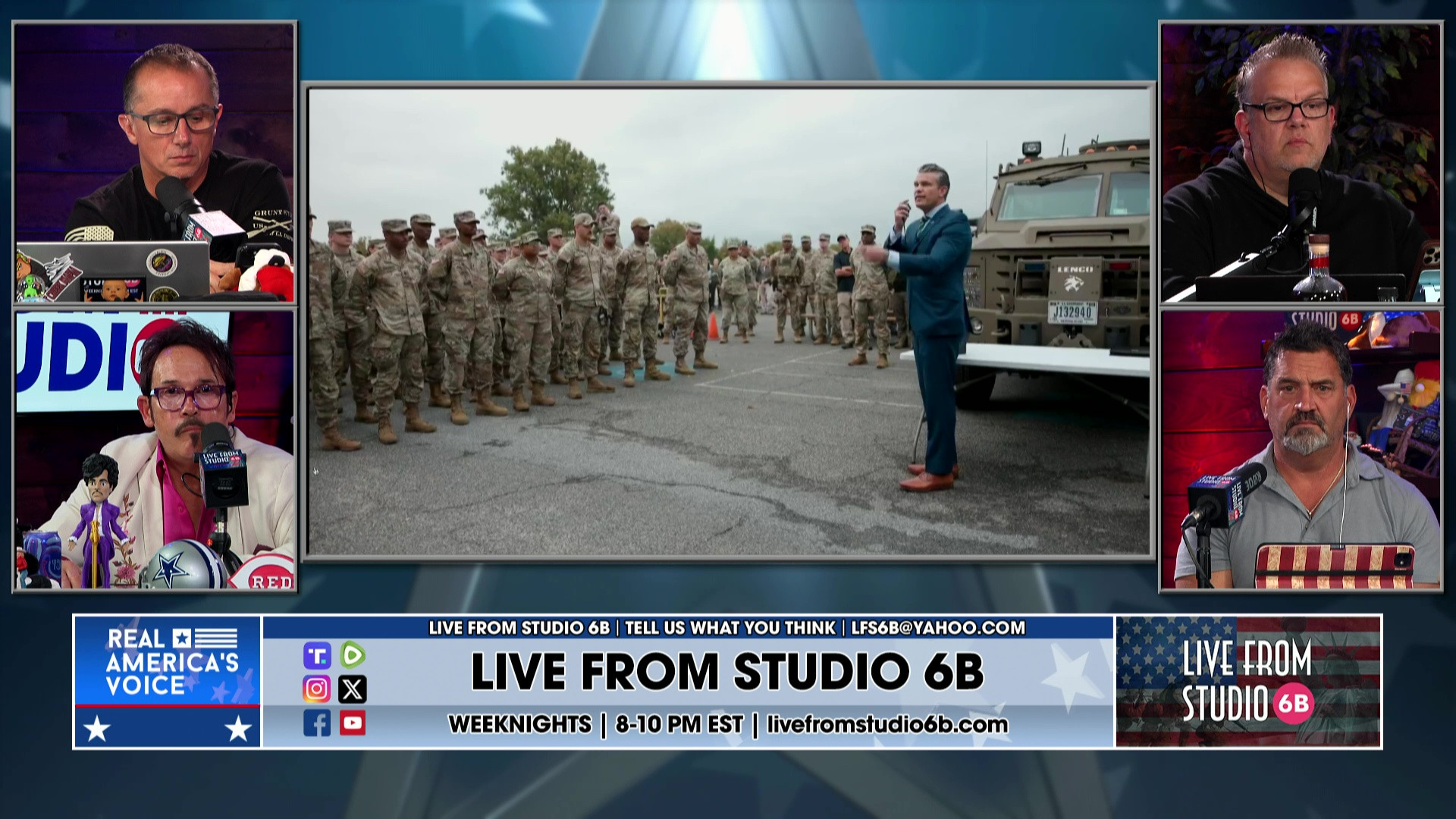 9-10-25 6 - Pete Hegseth today, Vin joins in the conversation of Charlie Kirk