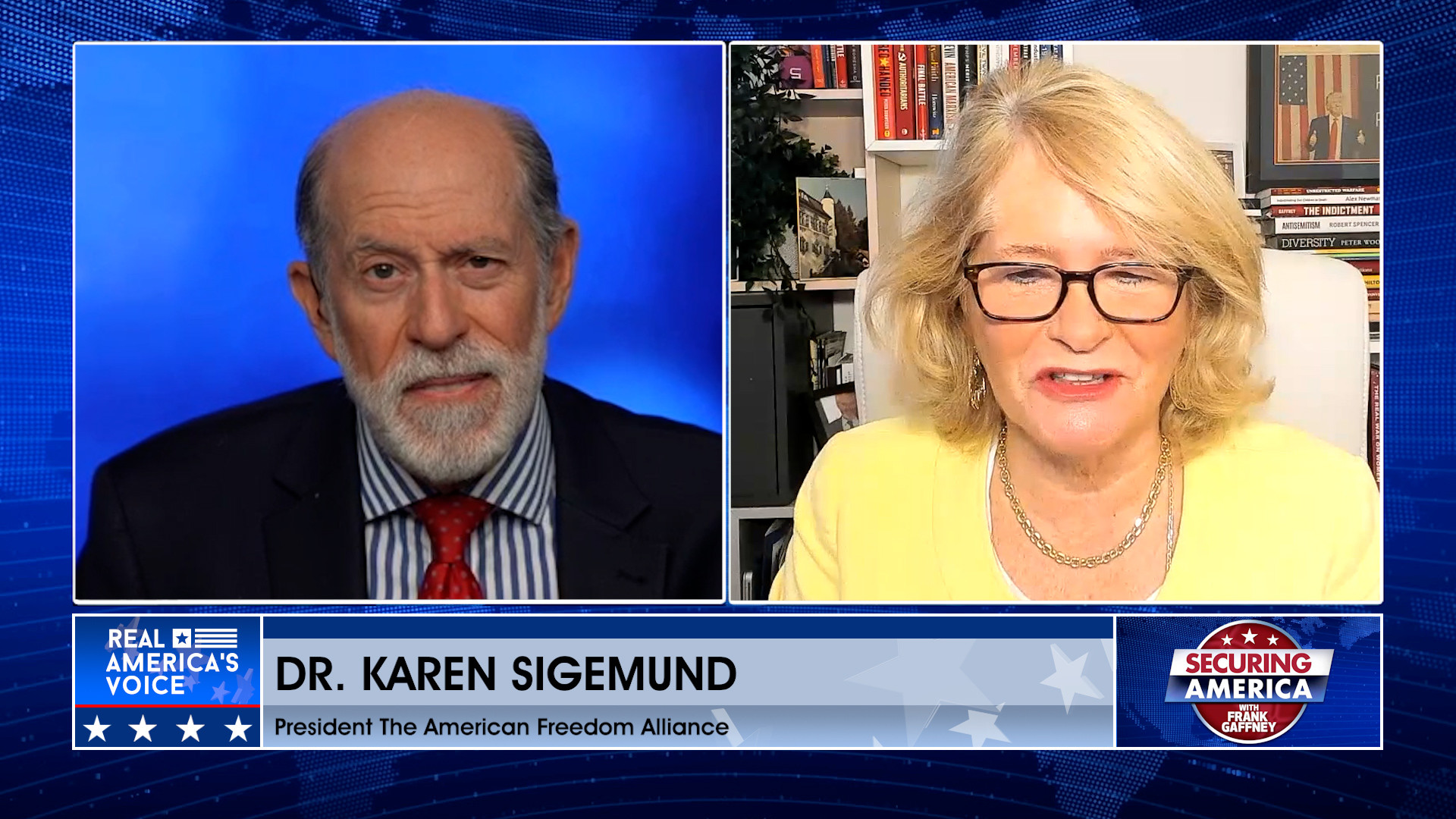 Frank Gaffney is joined by Dr. Karen Siegemund Pt. 1