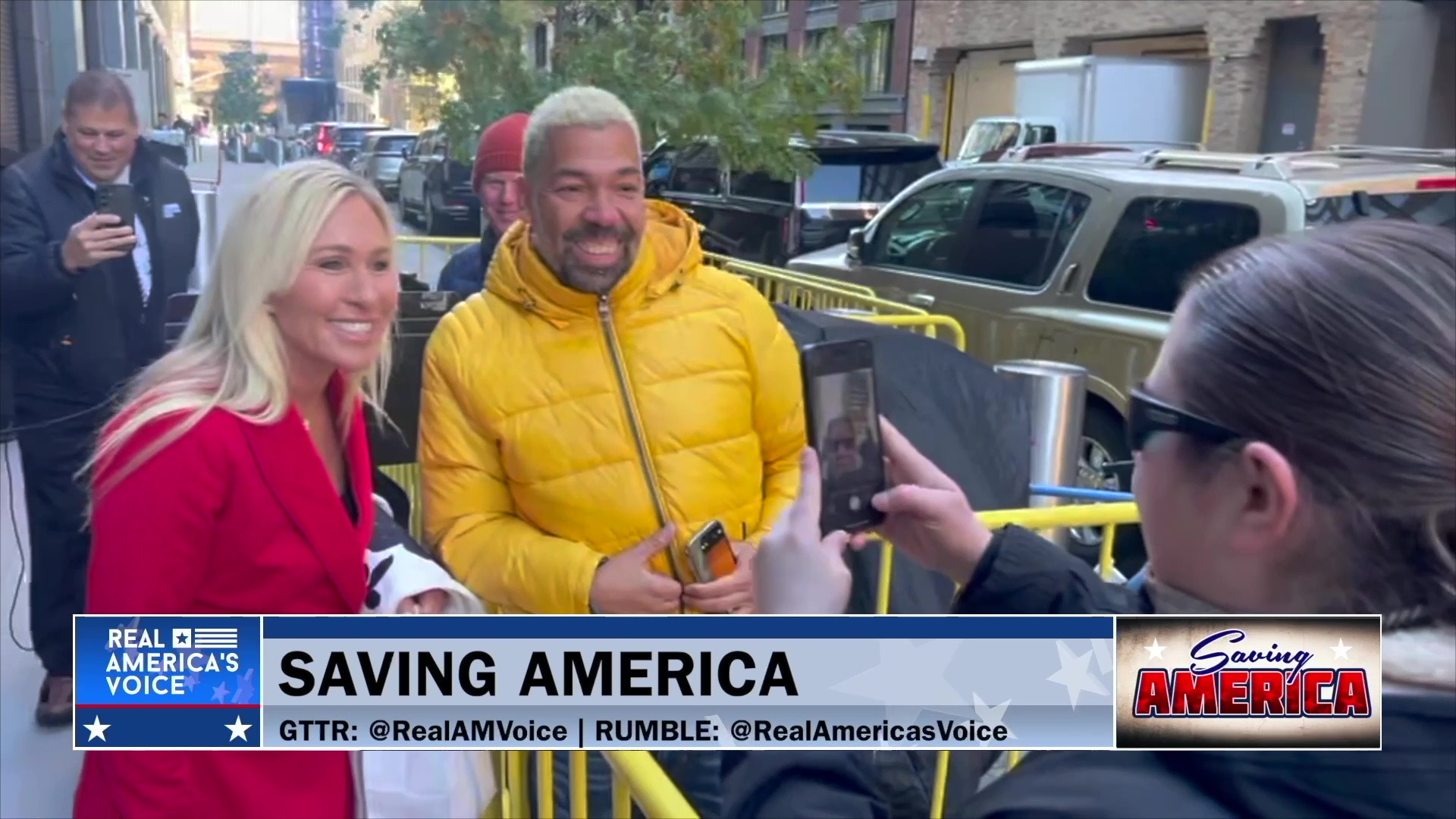 MARJORIE TAYLOR GREENE MEETS WITH SUPPORTERS