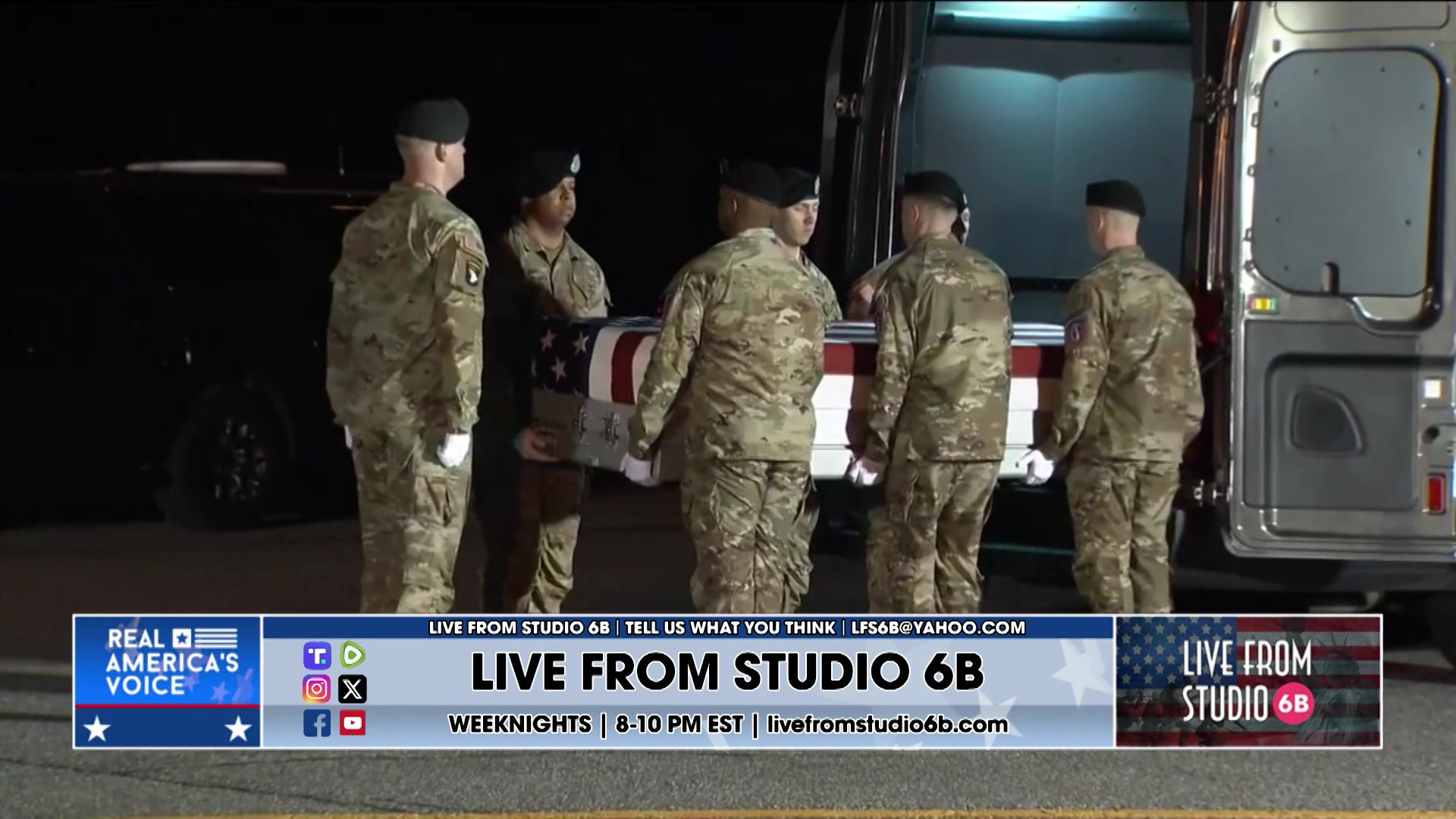 3-9-26 5-6 - Booker, Sports, Carville, Dignified Transfer of Sgt. Pennington, Iran sleeper cells