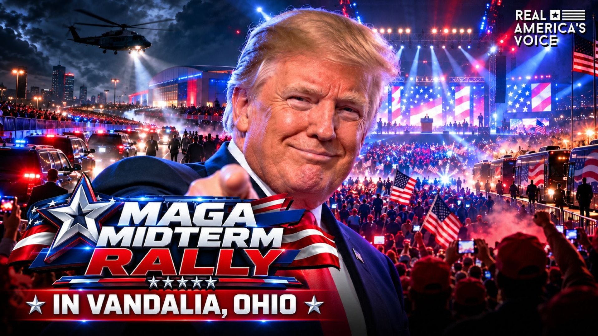 VANDALILA, OH MAGA MIDTERM RALLY COVERAGE | REAL AMERICA'S VOICE PART 1