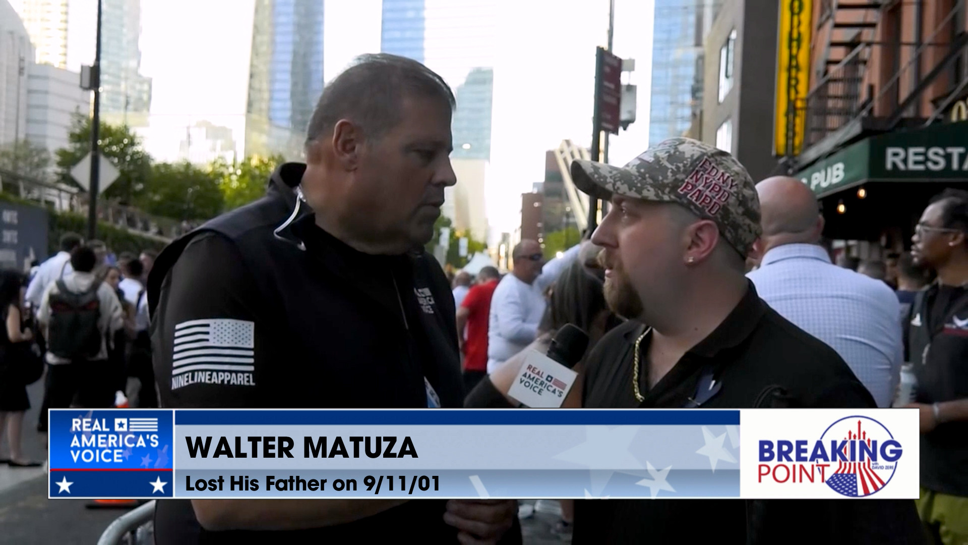 B - David Shares Interviews from the 25th Anniversary of 9/11 at Ground Zero