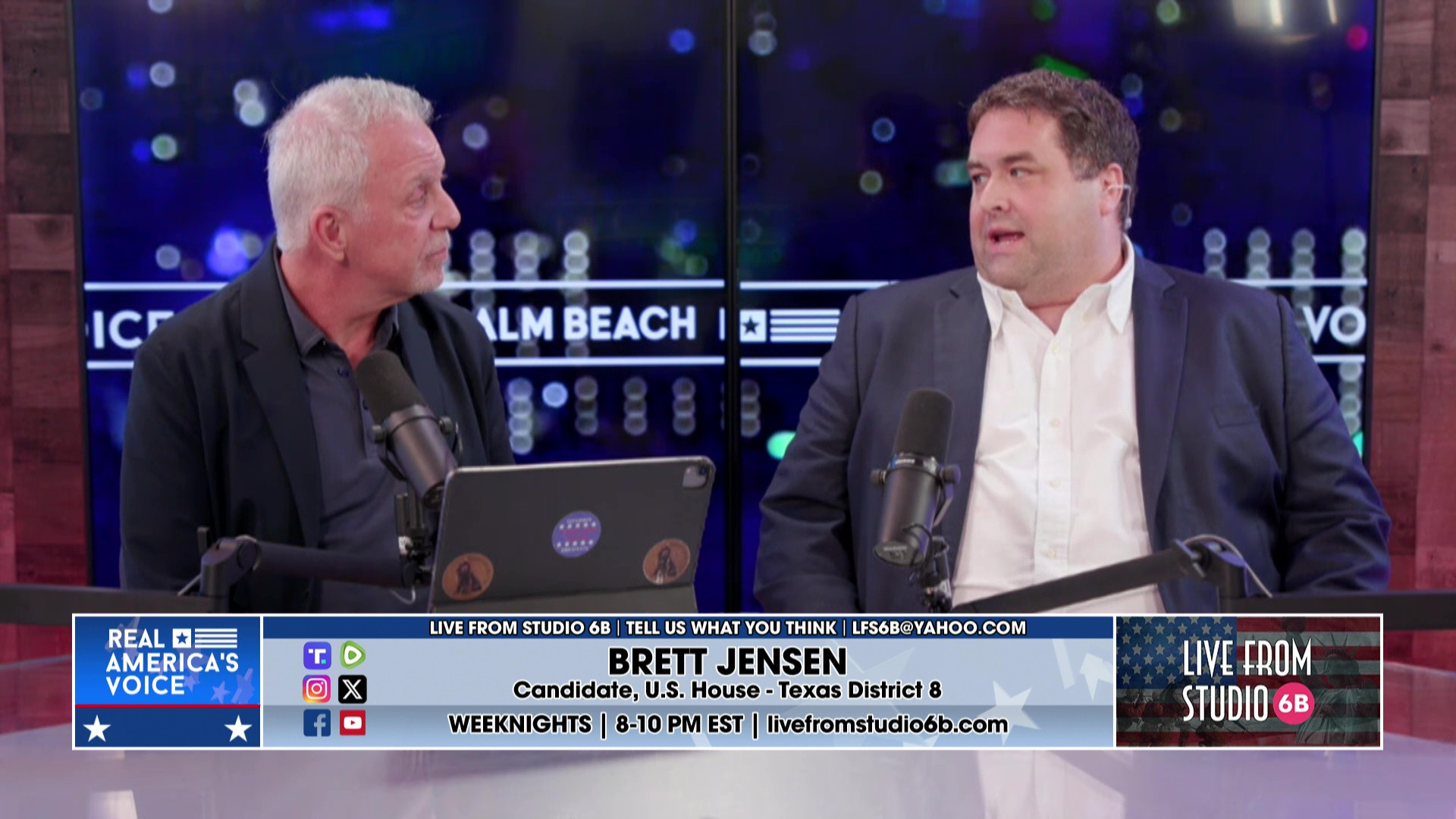 10-7-25 2 - Vin has Brett Jensen, US House Candidate from Texas District 8