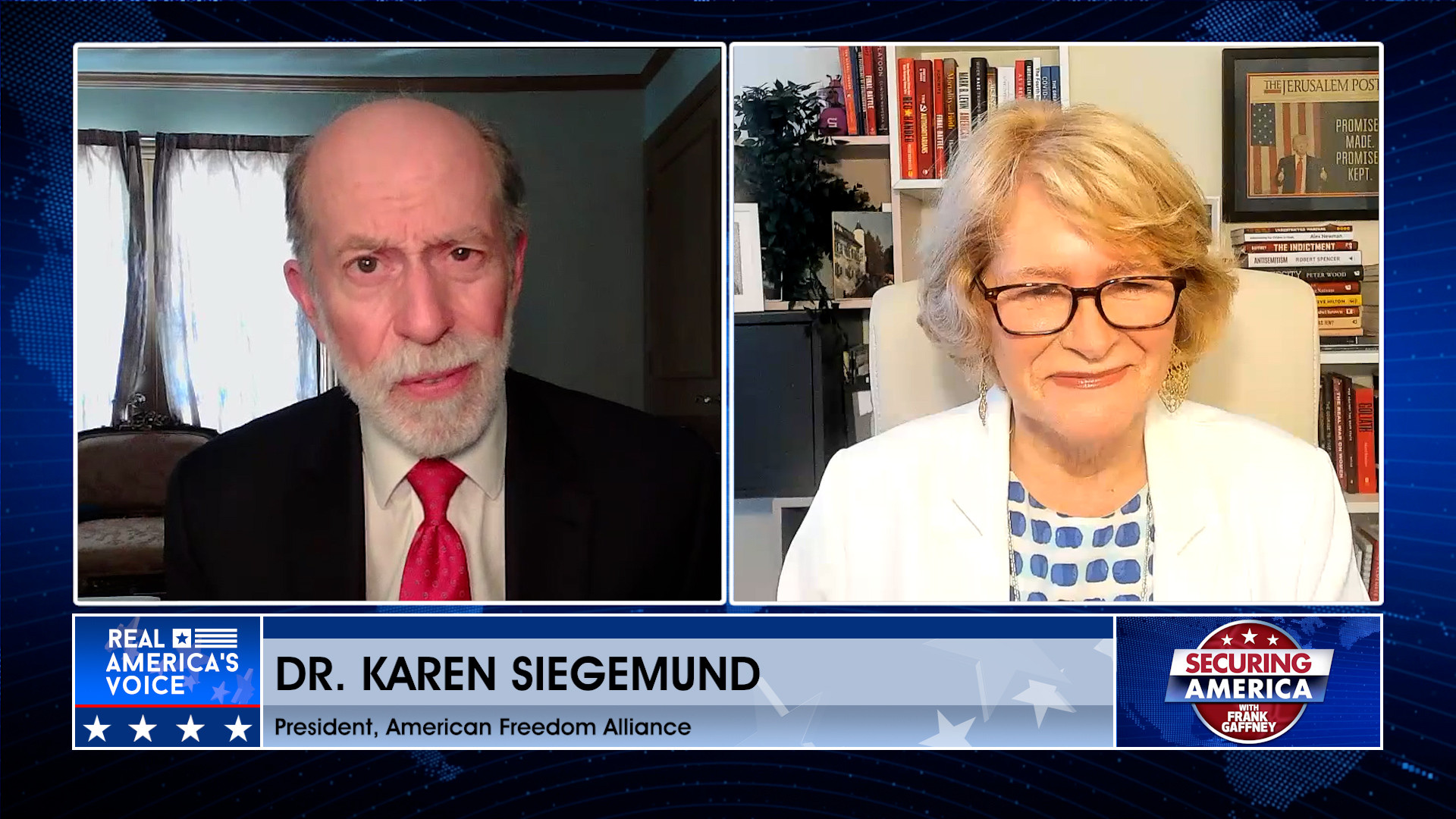 Frank Gaffney is joined by Dr. Karen Siegemund Pt. 1