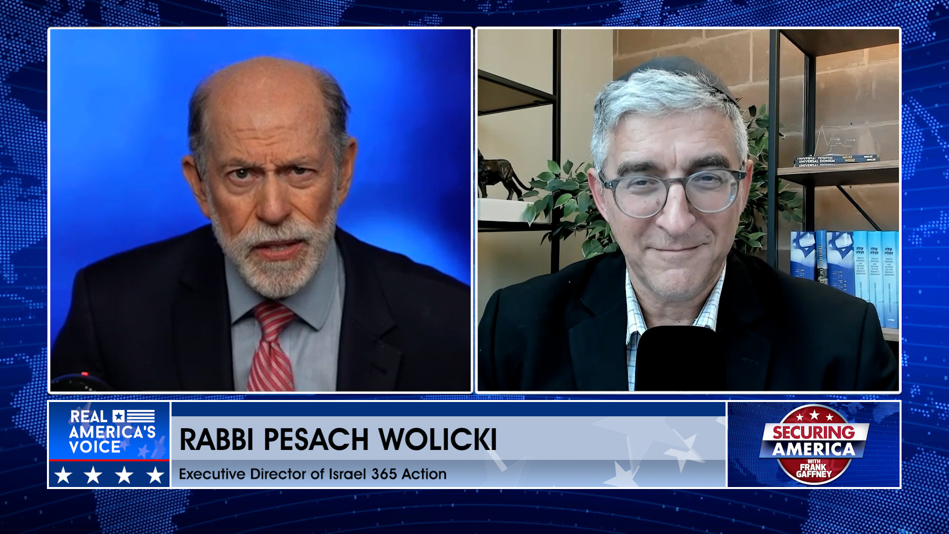 Frank Gaffney is joined by Rabbi Pesach Wolicki Pt. 1