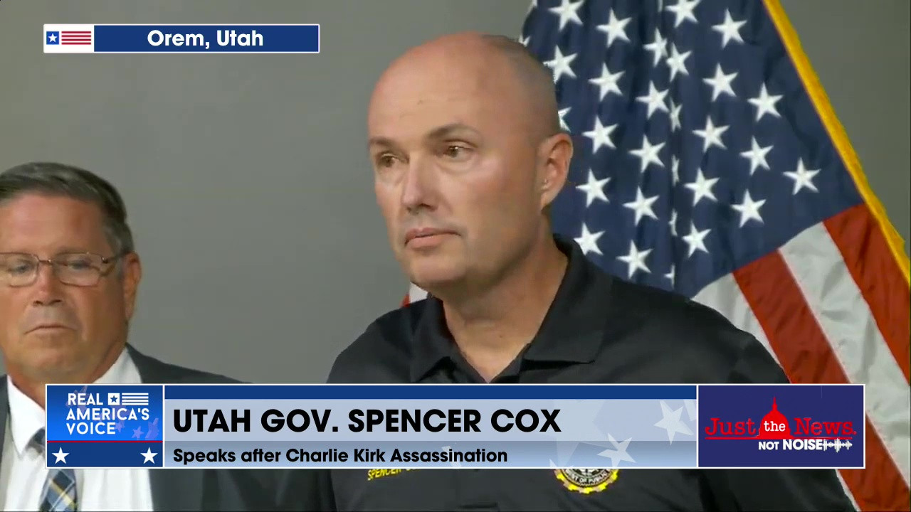 UTAH GOVERNOR SPENCER COX SPEAKS AFTER CHARLIE KIRK ASSASSINATION