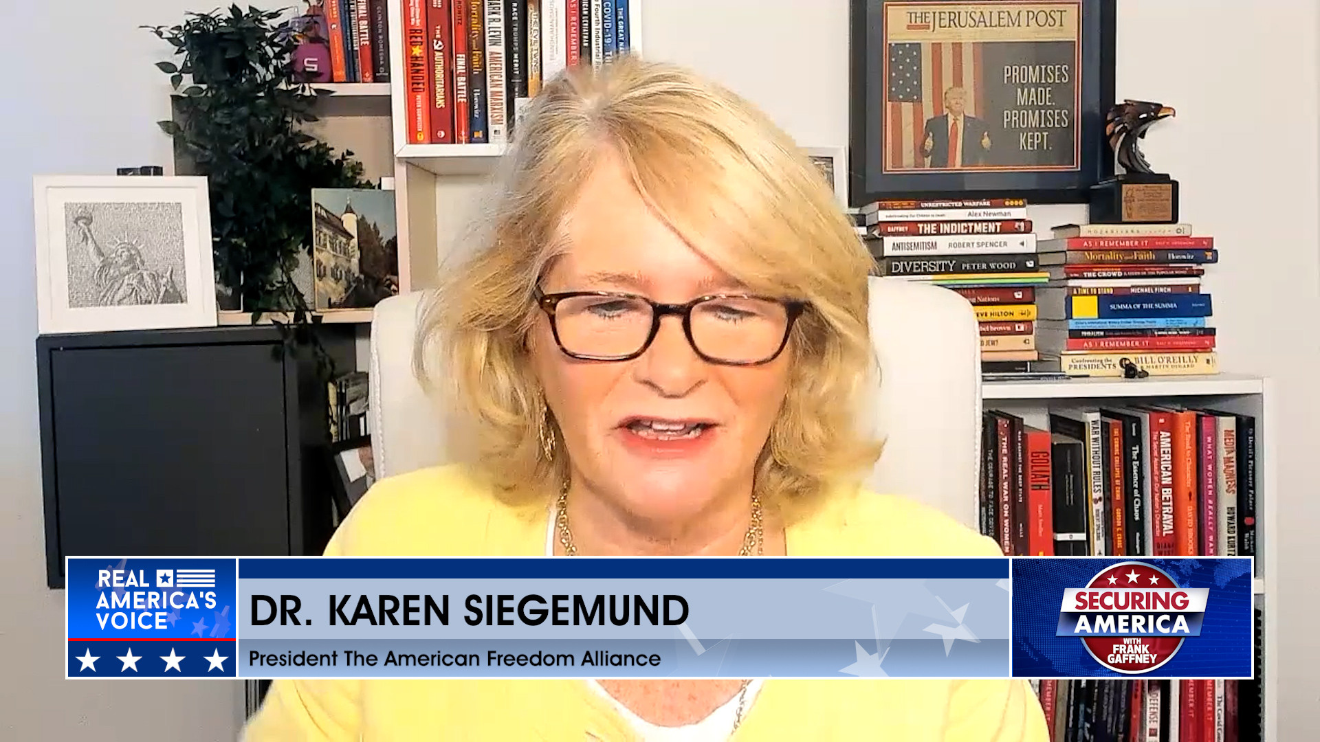 Frank Gaffney is joined by Dr. Karen Siegemund Pt. 1