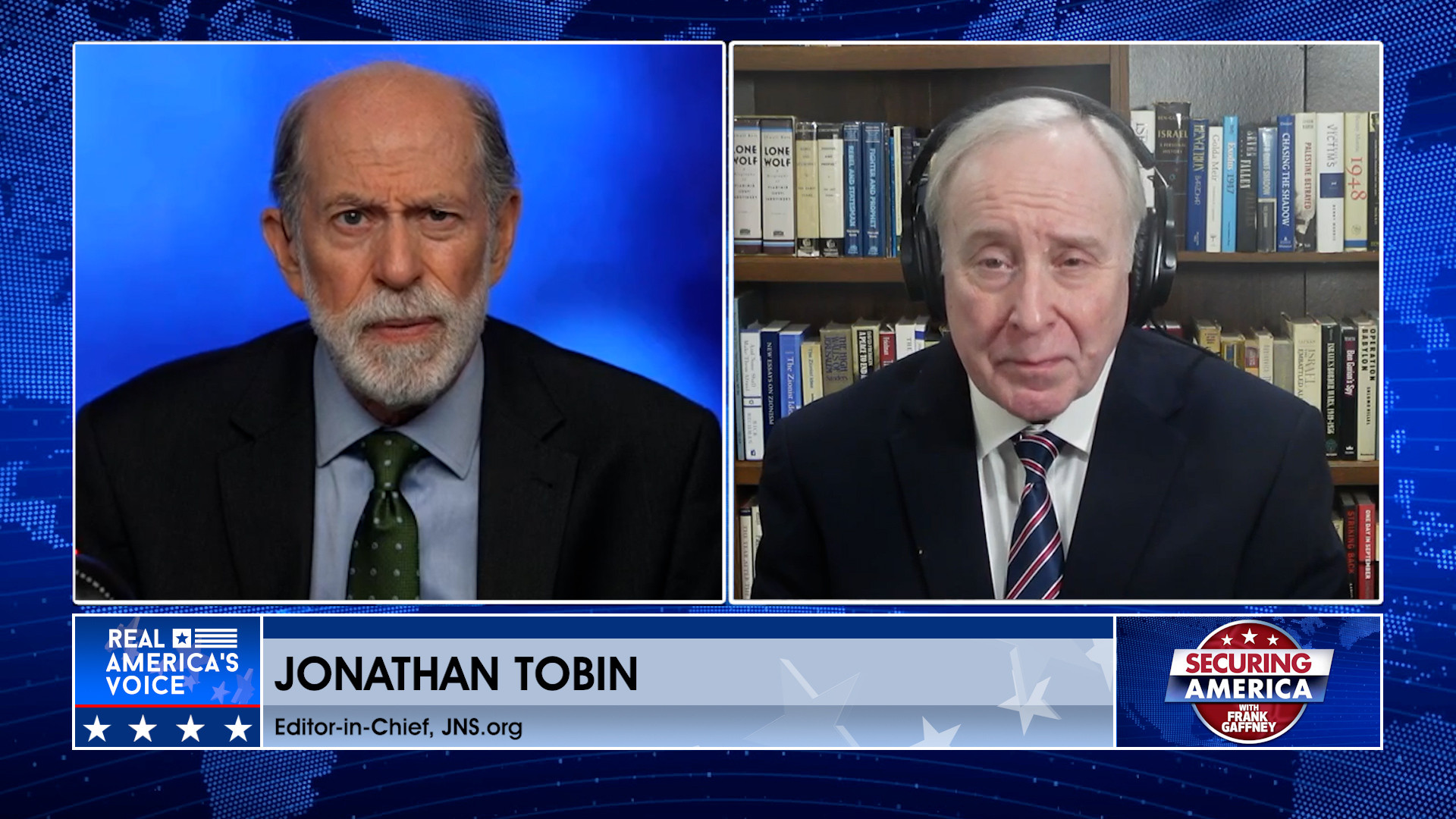 Frank Gaffney is joined by Jonathan Tobin Pt. 1