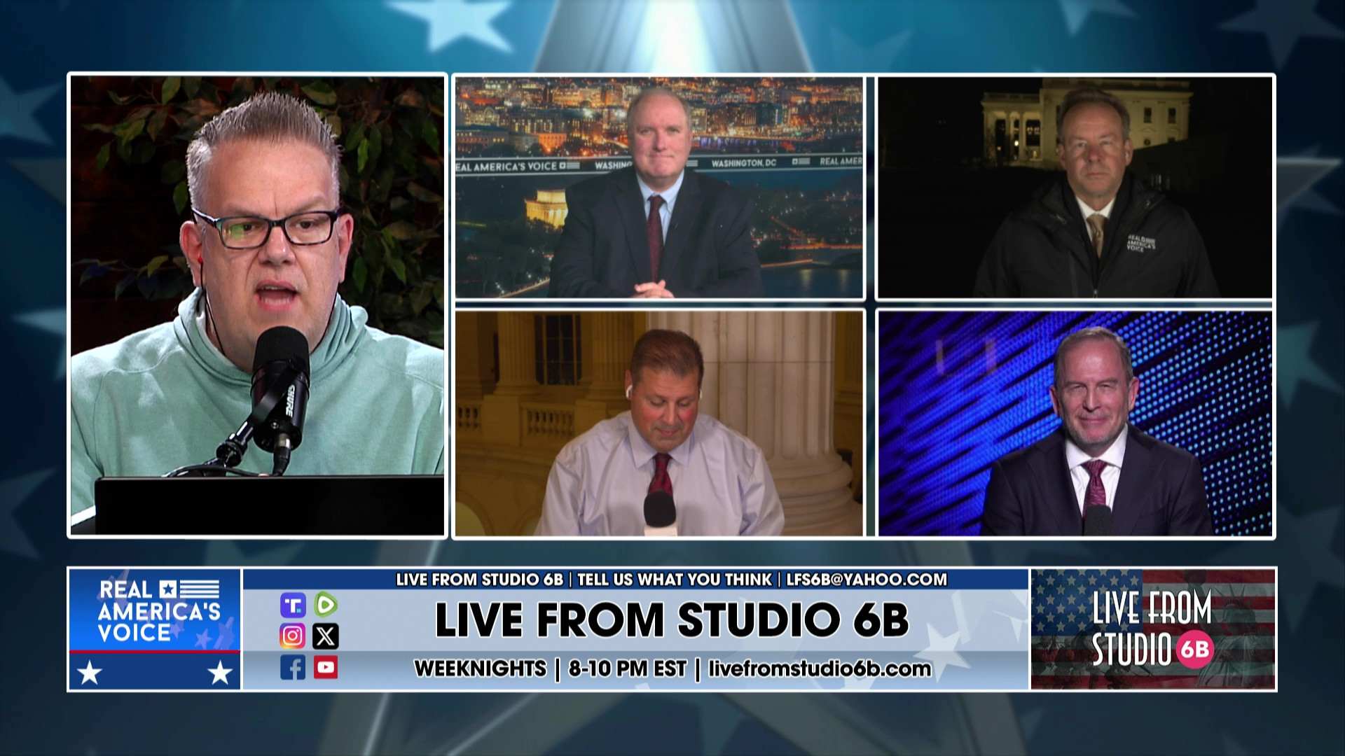 12-17-25 1 - Brian Glenn, John Solomon, David Zere, Mark Serrano join 6B to talk Trump address