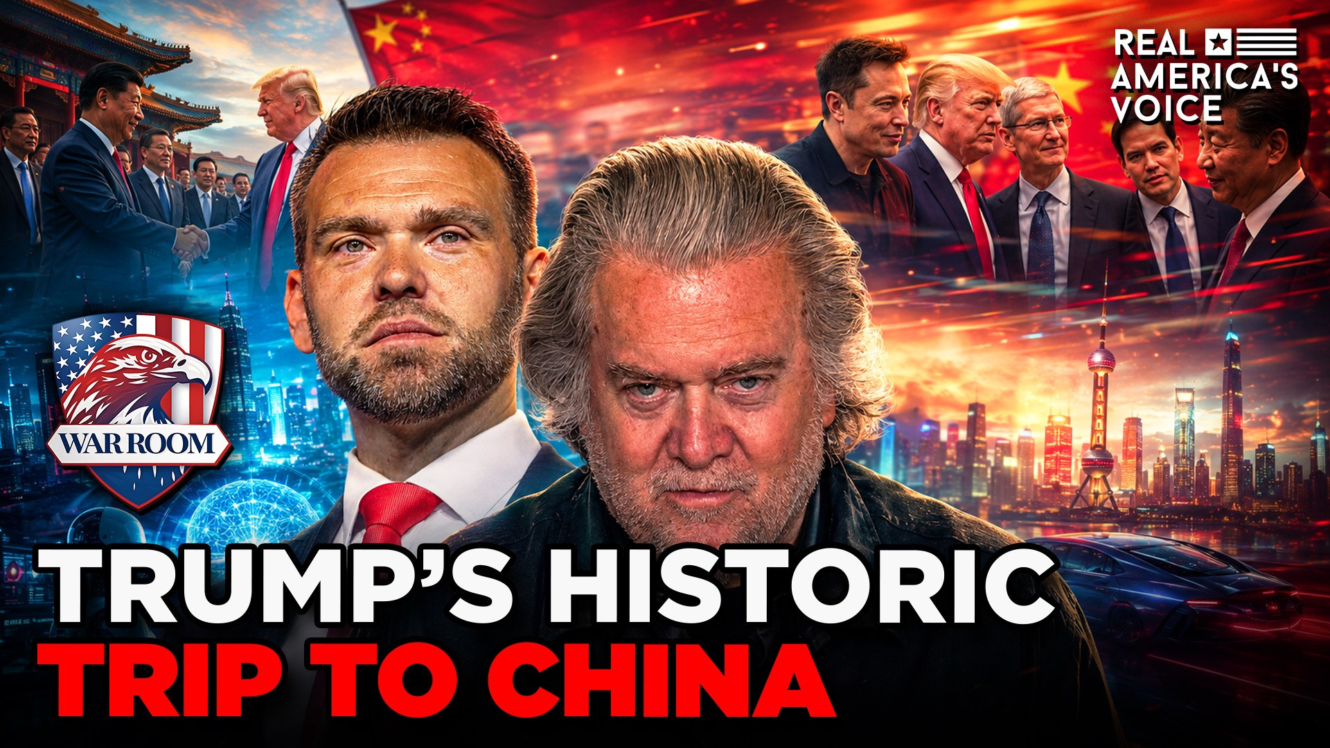 PRESIDENT TRUMP'S HISTORIC TRIP TO CHINA | THE WAR ROOM WITH STEVE BANNON AM EDITION