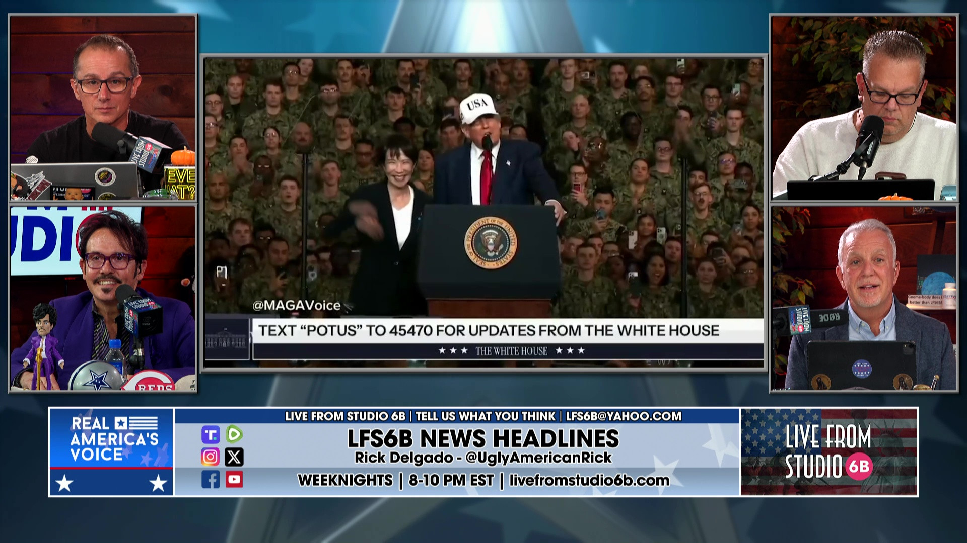 10-28-25 6 - Damon pays bills, Trump visit with Japan's Prime Minister, Biden signatures