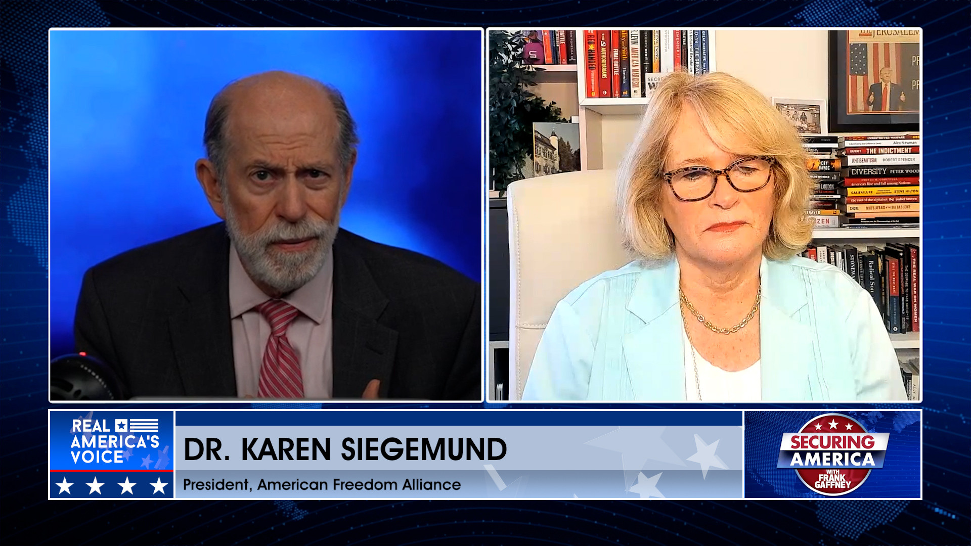 Frank Gaffney is joined by Dr. Karen Siegemund Pt. 1