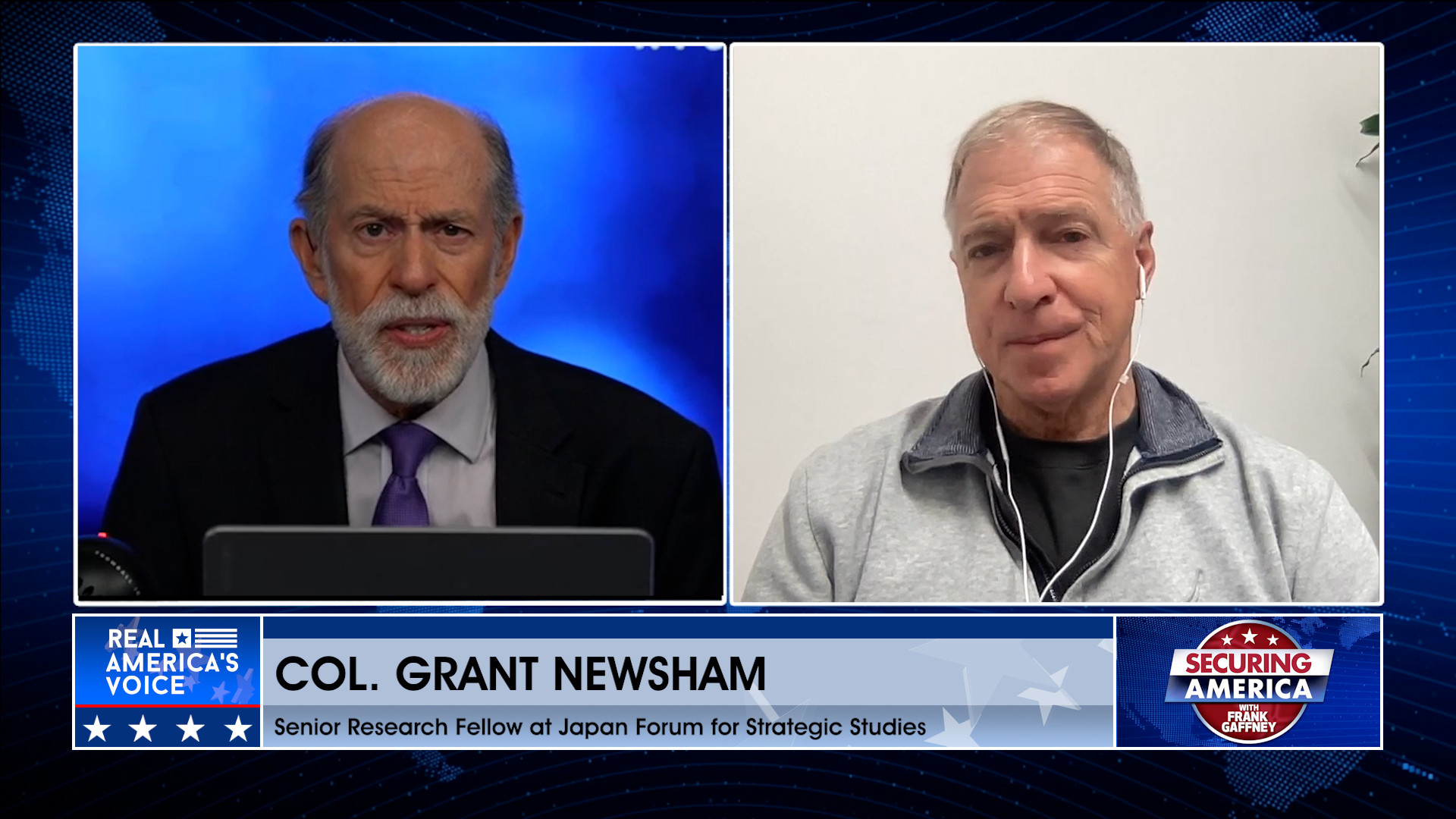 Frank is joined by Grant Newsham Pt. 1