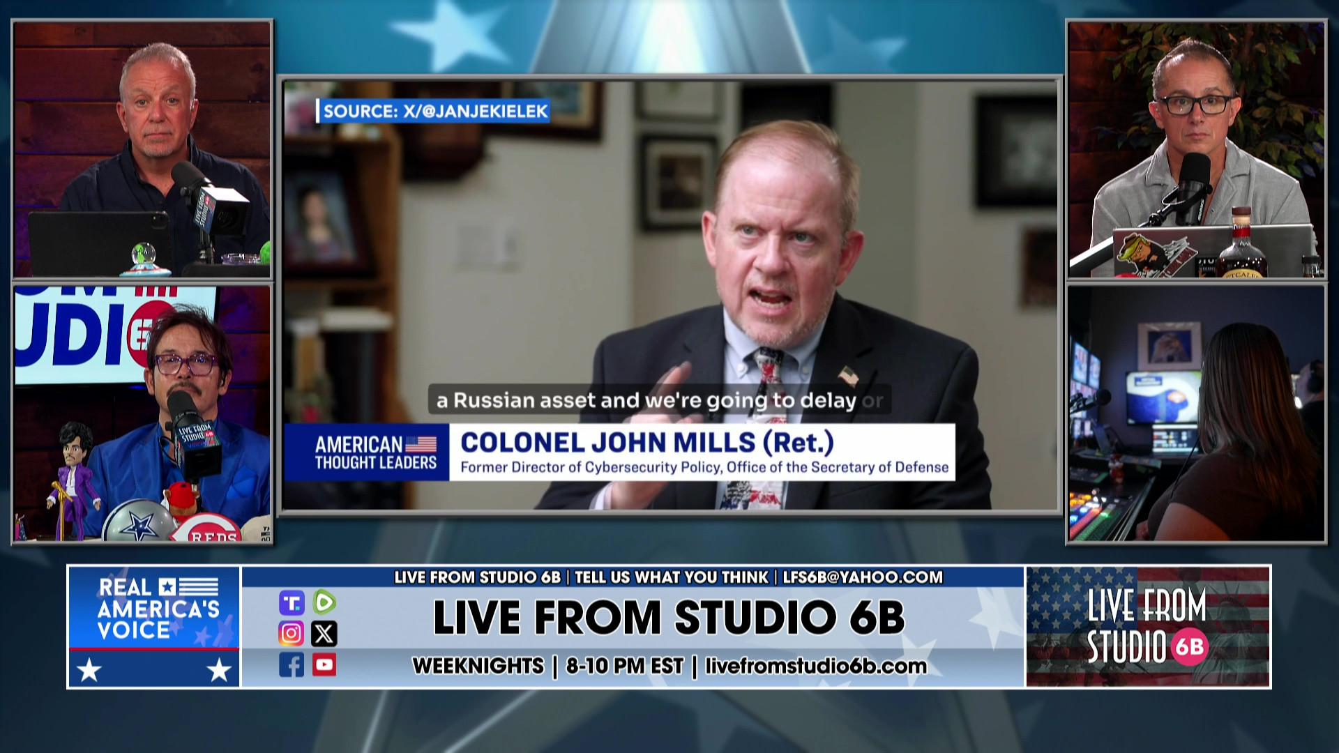 7-31-25 4 - Warren takes a tumble, Leavitt on Grassley report, Col Mills on Obama Russiagate