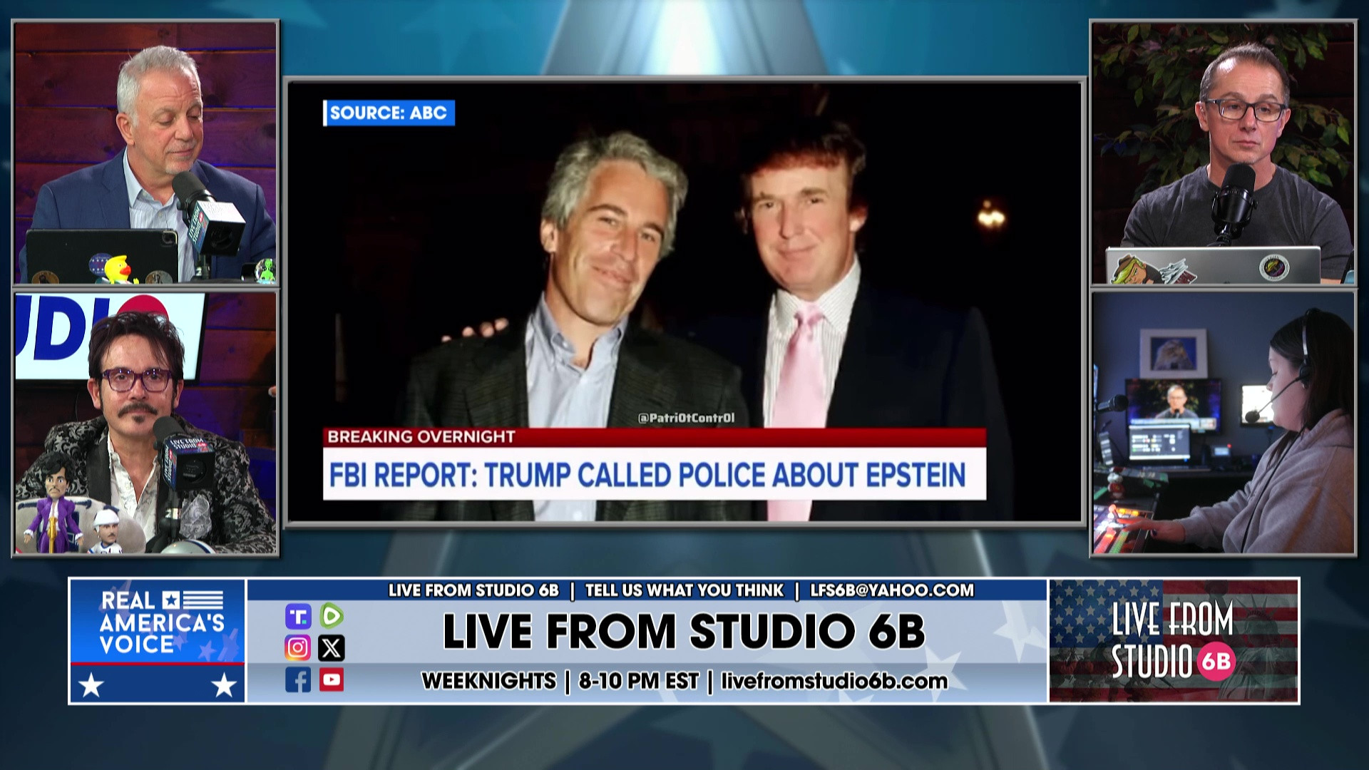 2-10-26 6 - Rick pays bills, More on Epstein, discussion, Vin talks The Boss song