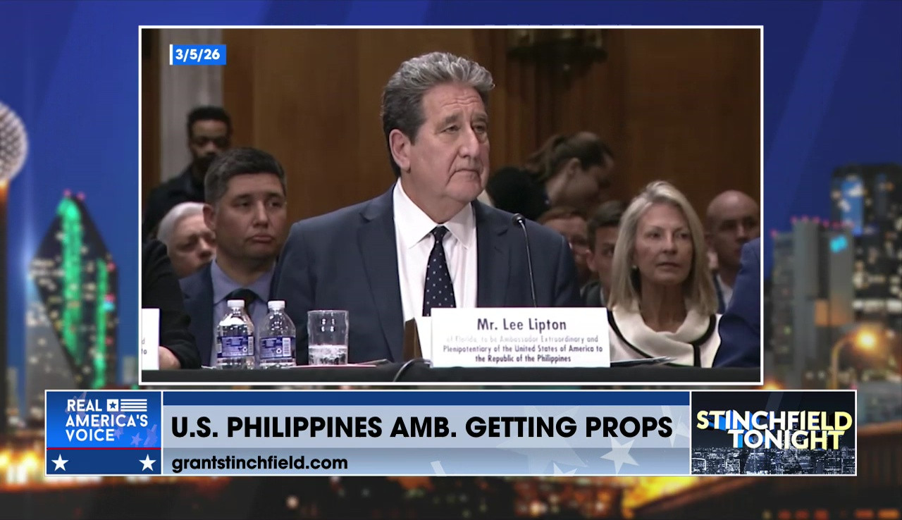 AMBASSADOR TO THE PHILLIPINES GETS PROPS FROM BOTH SIDES OF THE AISLE