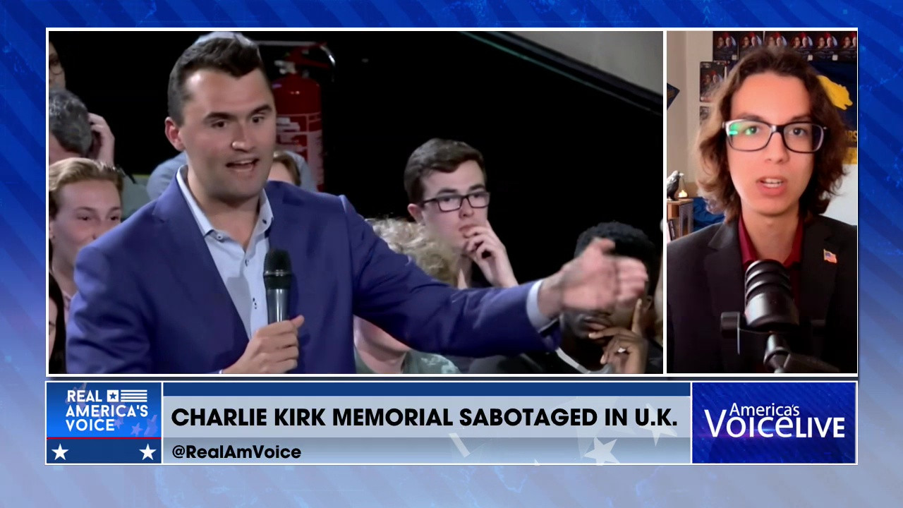 CHARLIE KIRK MEMORIAL SABOTAGED IN THE U.K.