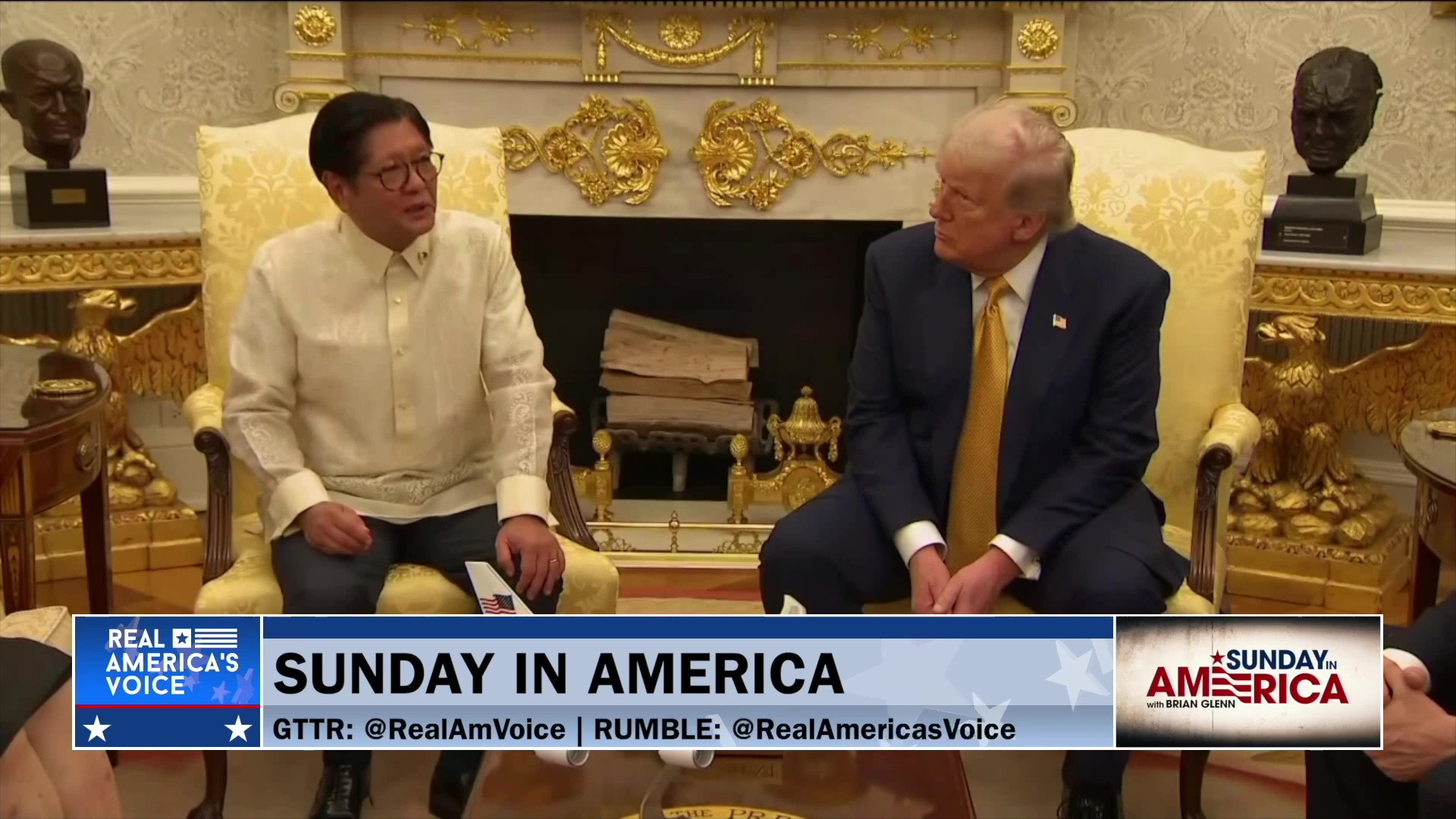 President Trump and The President of the Philippines Meet in The Oval Office