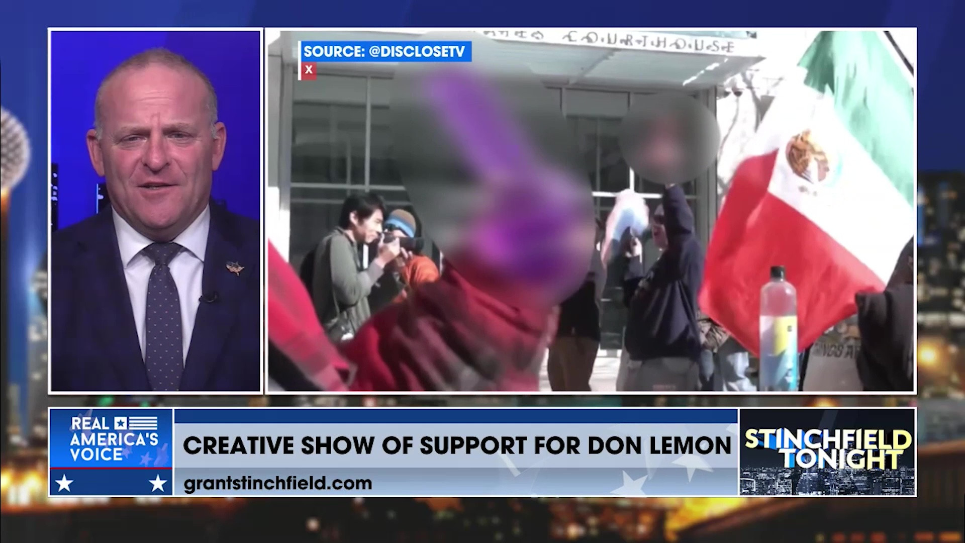 LEFTISTS HAVE A COLORFUL WAY TO SUPPORT DON LEMON