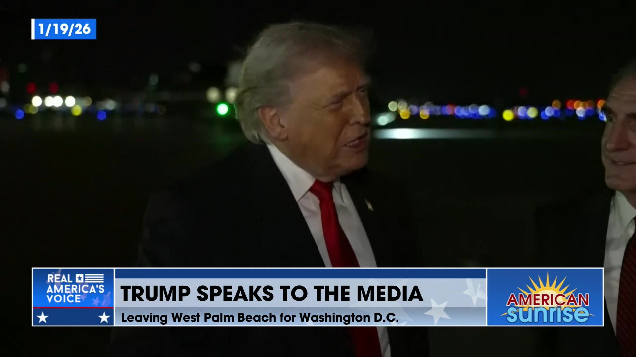 TRUMP SPEAKS TO THE MEDIA