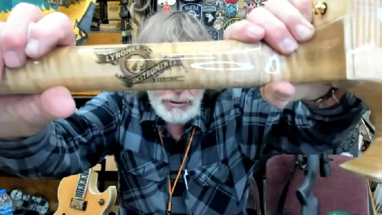 Ted Nugent Shows Off a Brand New Beautiful Guitar