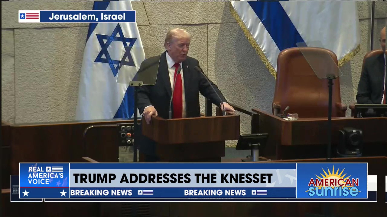 TRUMP ADDRESSES KNESSET