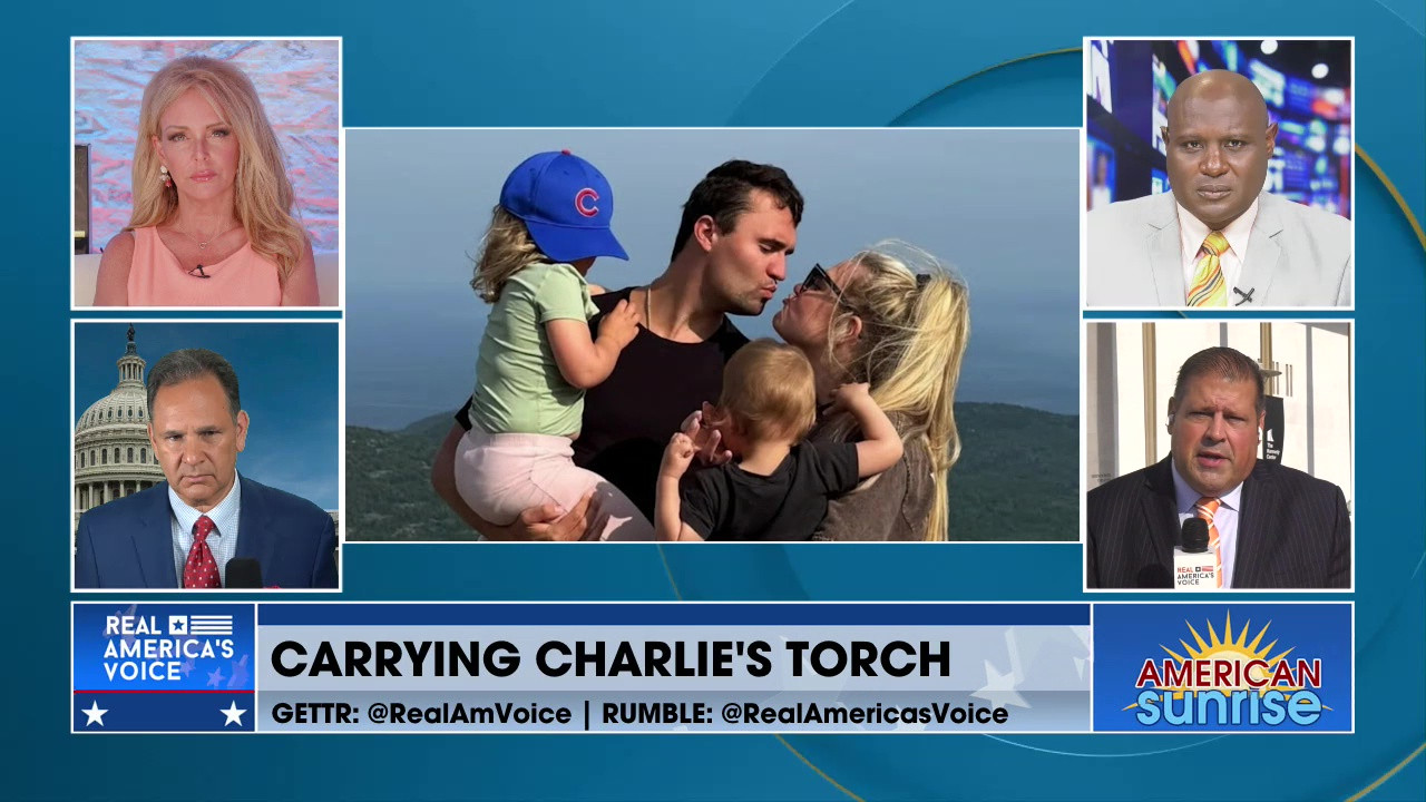 CARRYING CHARLIE KIRK'S TORCH