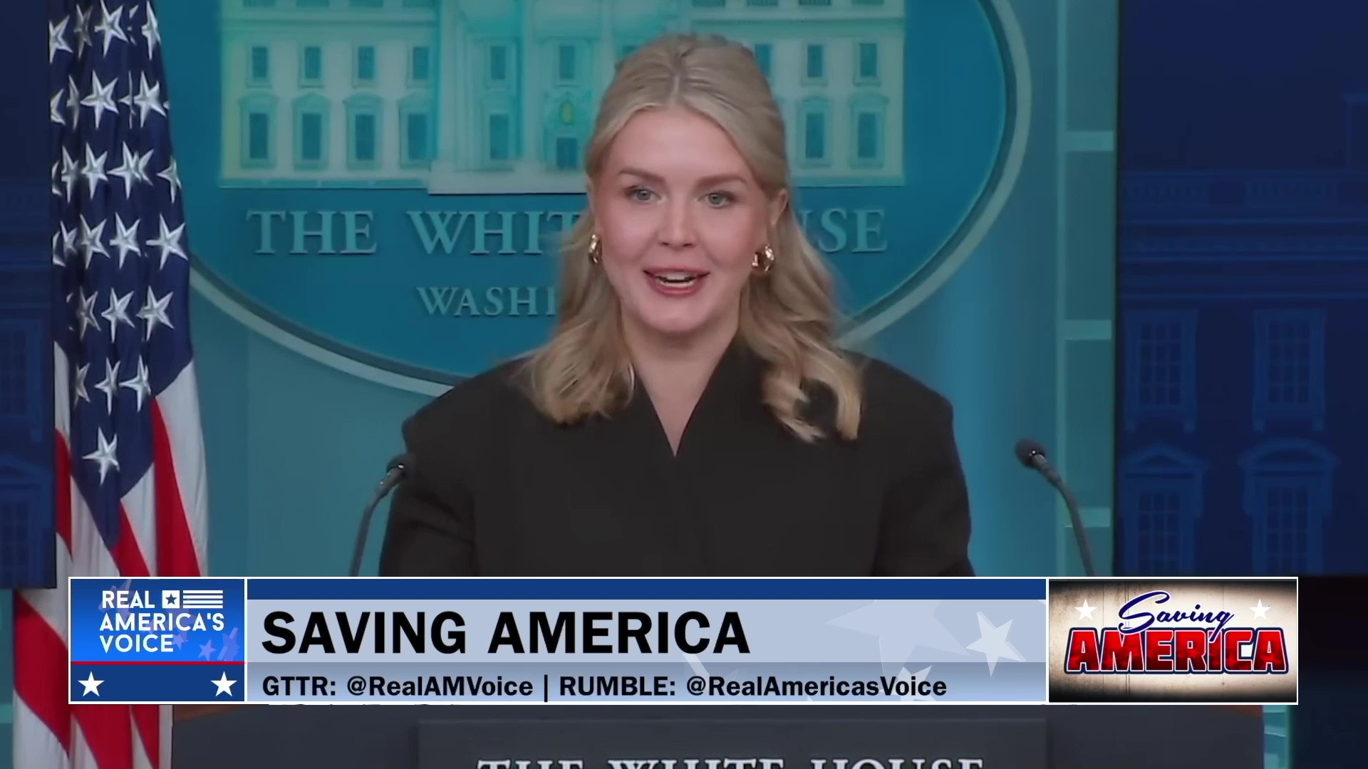 KAROLINE LEAVITT HOSTS PRESS BRIEFING