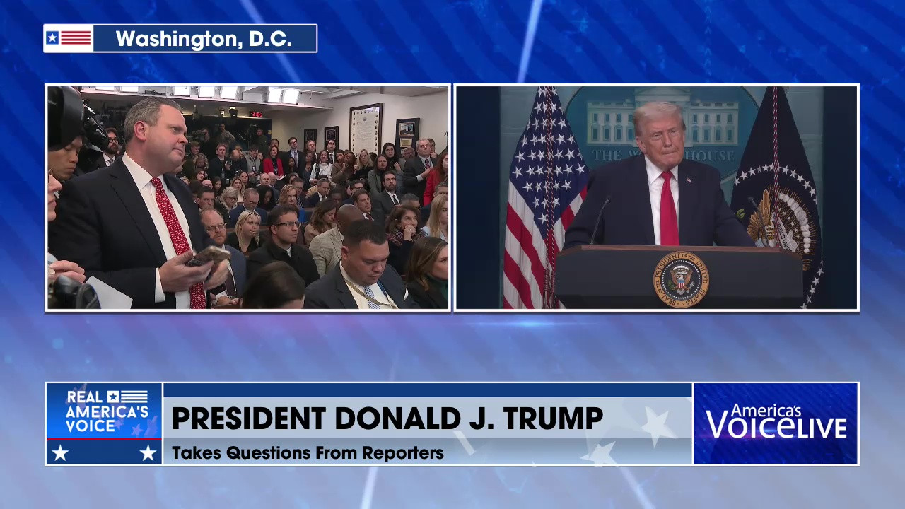 PRESIDENT TRUMP REVIEWS HIS FIRST YEAR BACK IN OFFICE