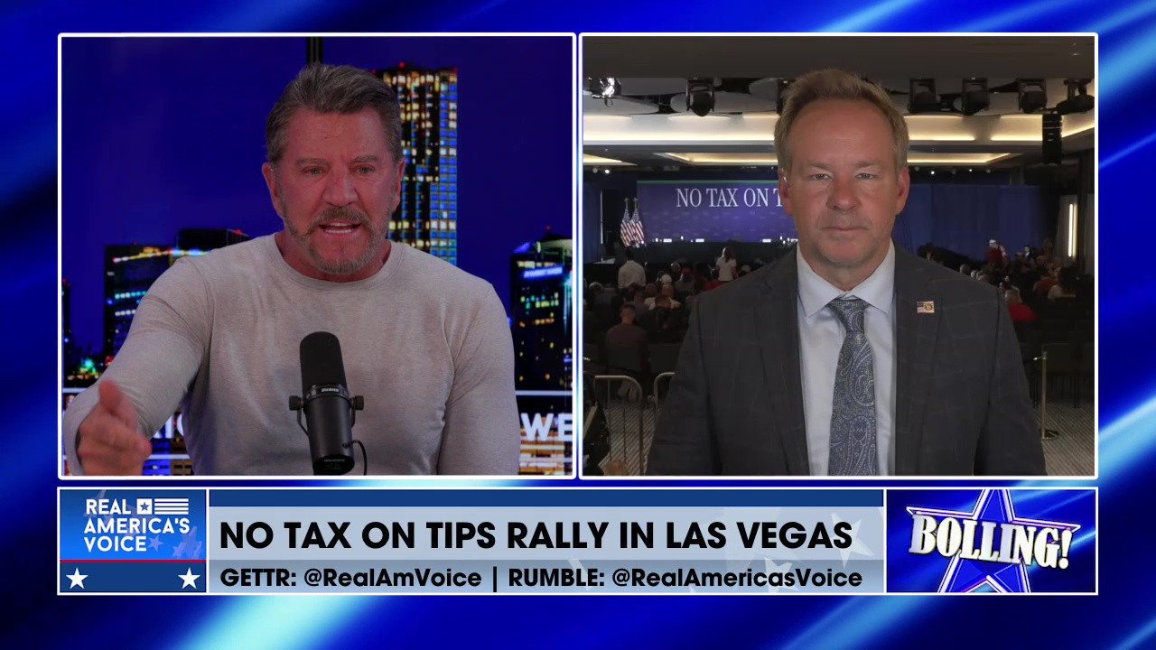 NO TAX ON TIPS RALLY IN LAS VEGAS