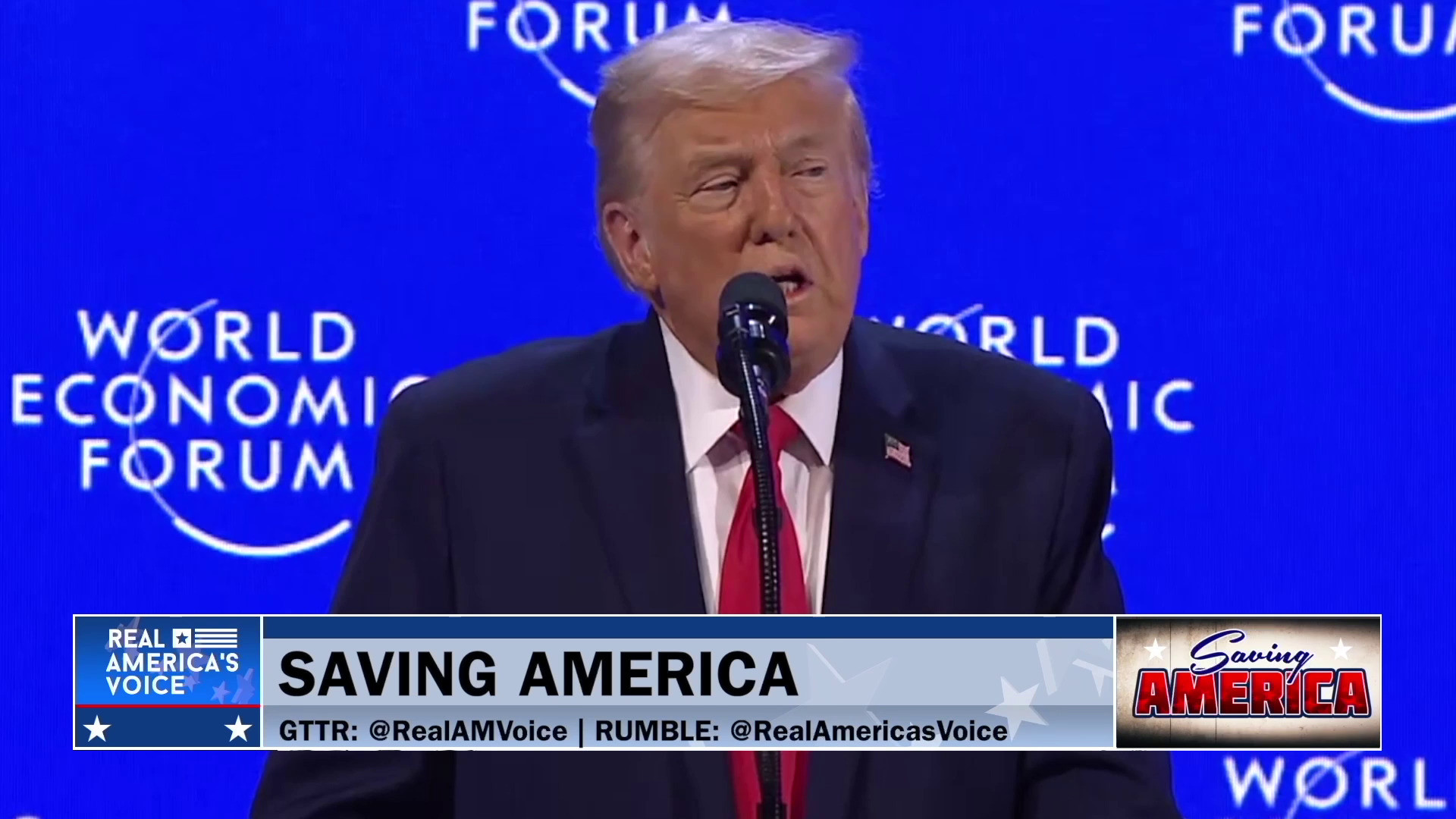 PRESIDENT TRUMP SPEAKS AT THE WEF 2026