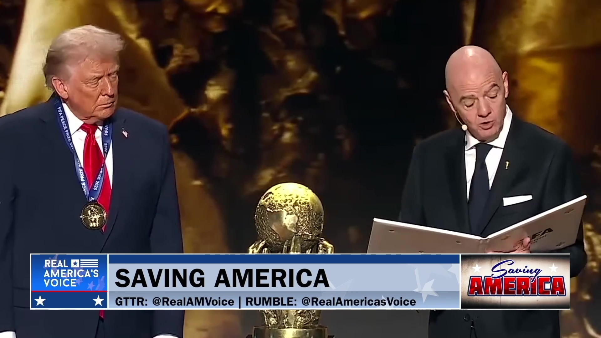 PRESIDENT TRUMP AT THE KENNNEDY CENTER FIFA PEACE