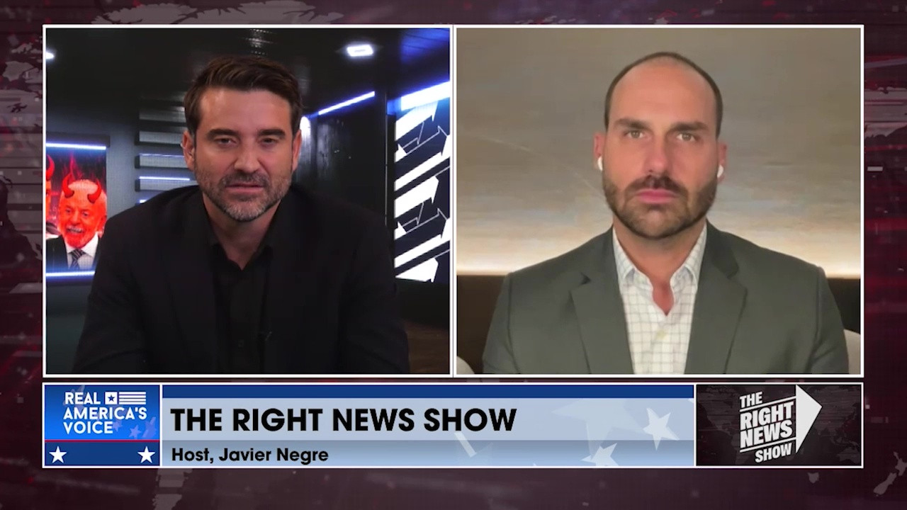 Eduardo Bolsonaro denuncia la detención de su padre y el clima político en Brasil