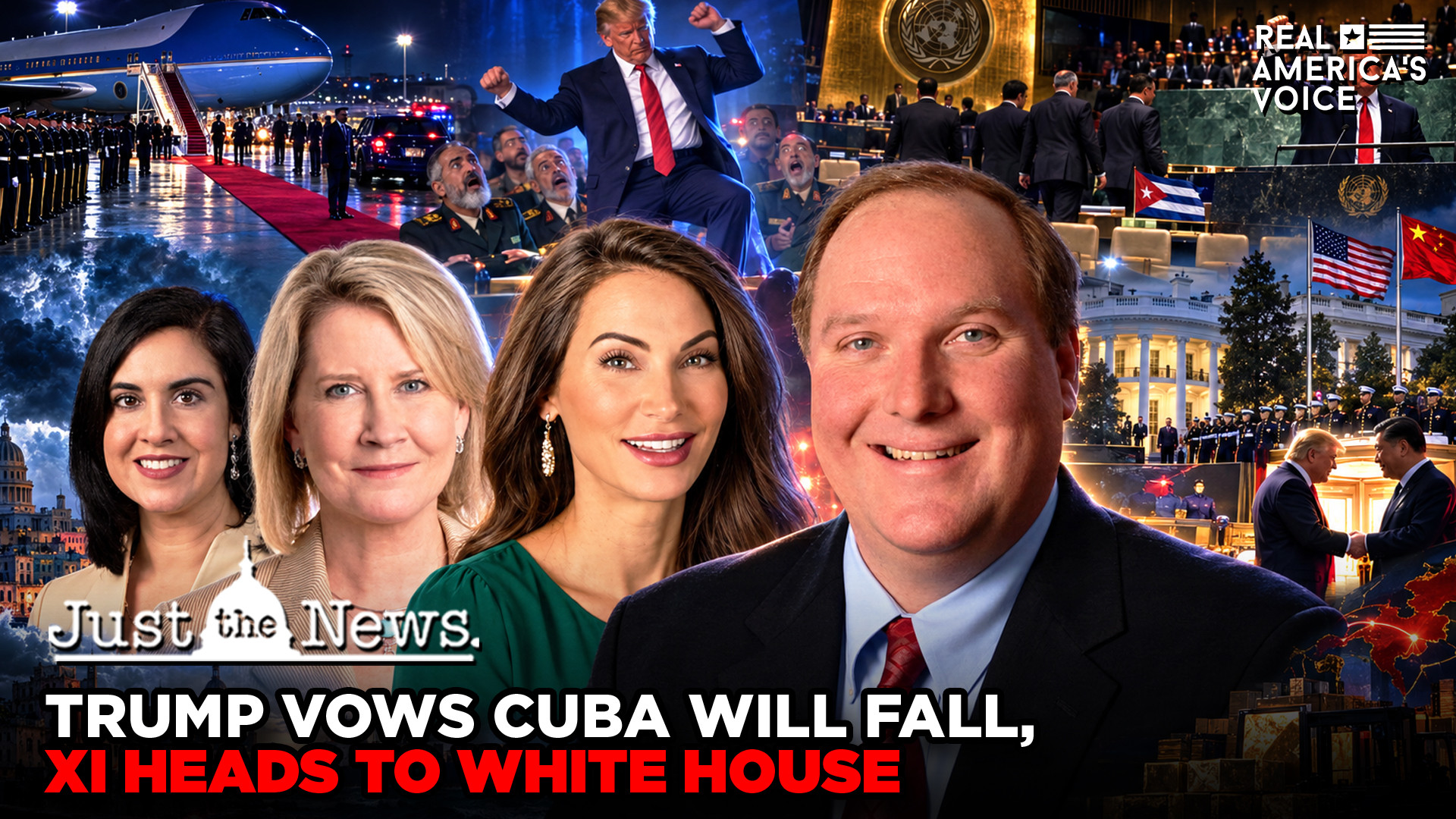 XI JINPING HEADS TO WHITE HOUSE