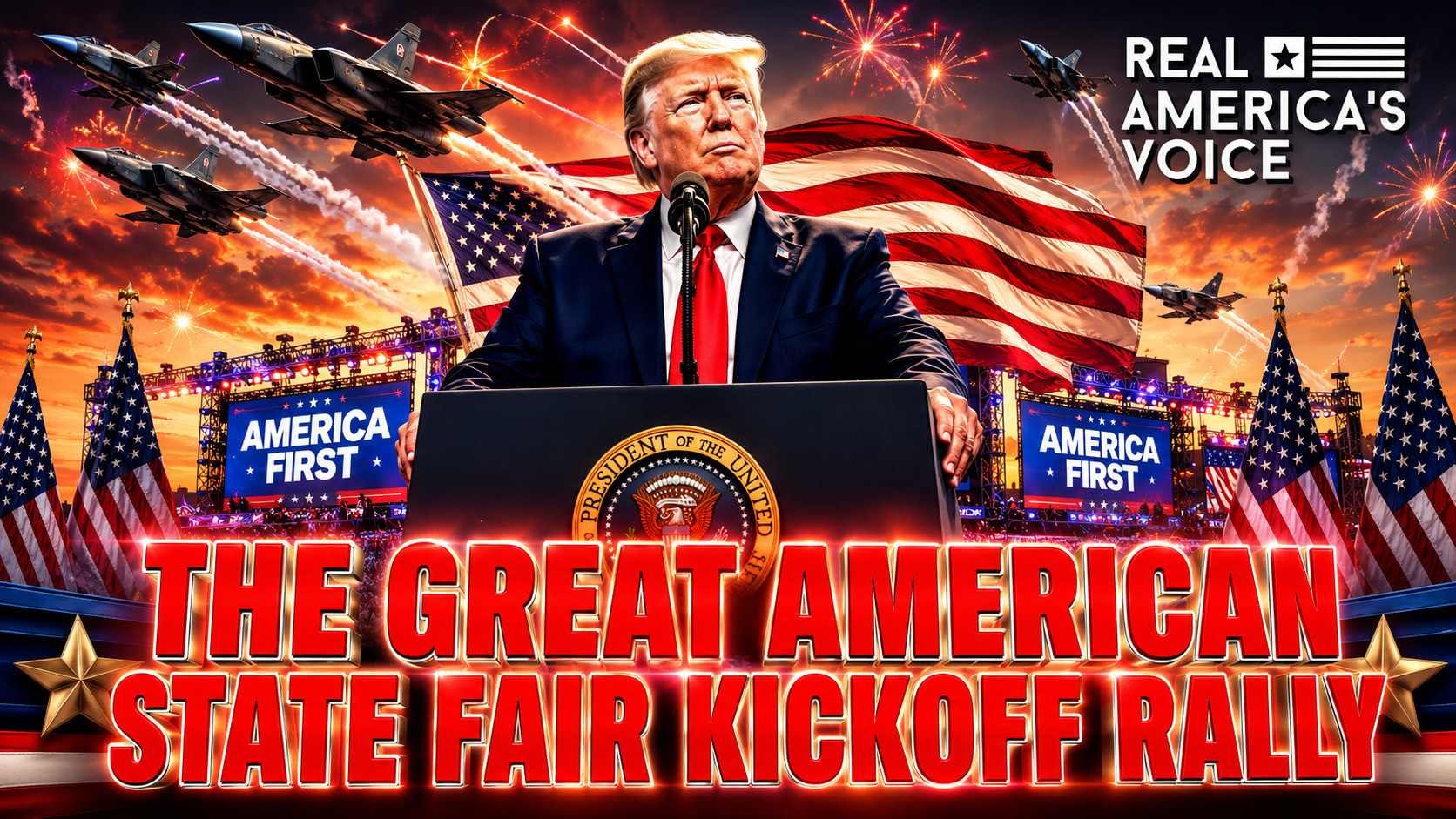 THE GREAT AMERICAN STATE FAIR KICKOFF RALLY PART 1
