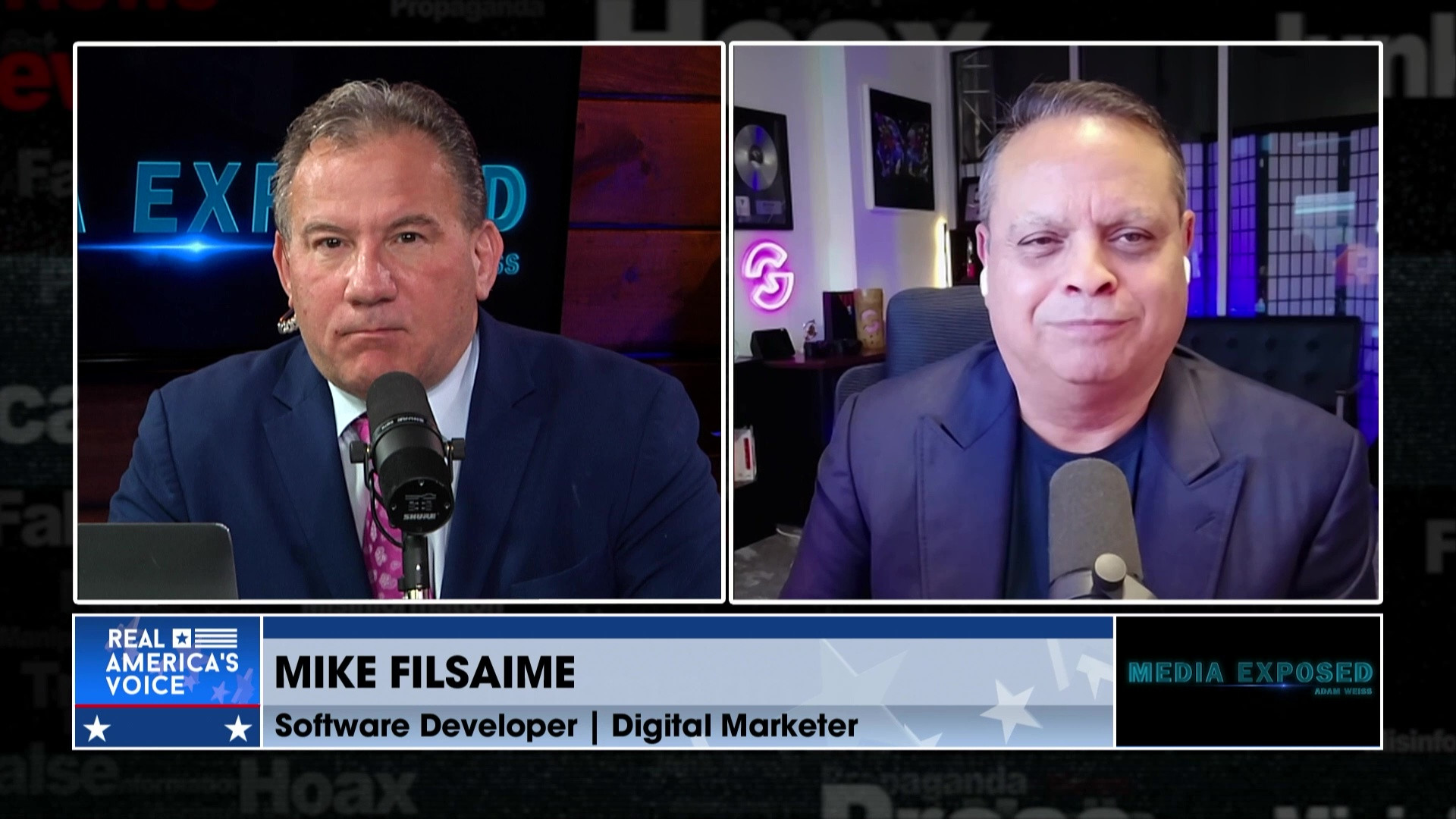 ME 11-30-25 B - Adam and Mike Filsaime discuss MTG's resignation and Trump's response