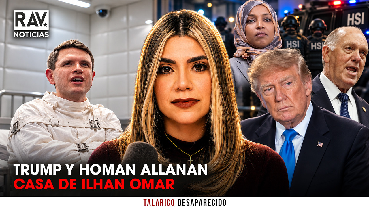 TRUMP Y HOMAN ALLANAN CASA EL ILHAN OMAR