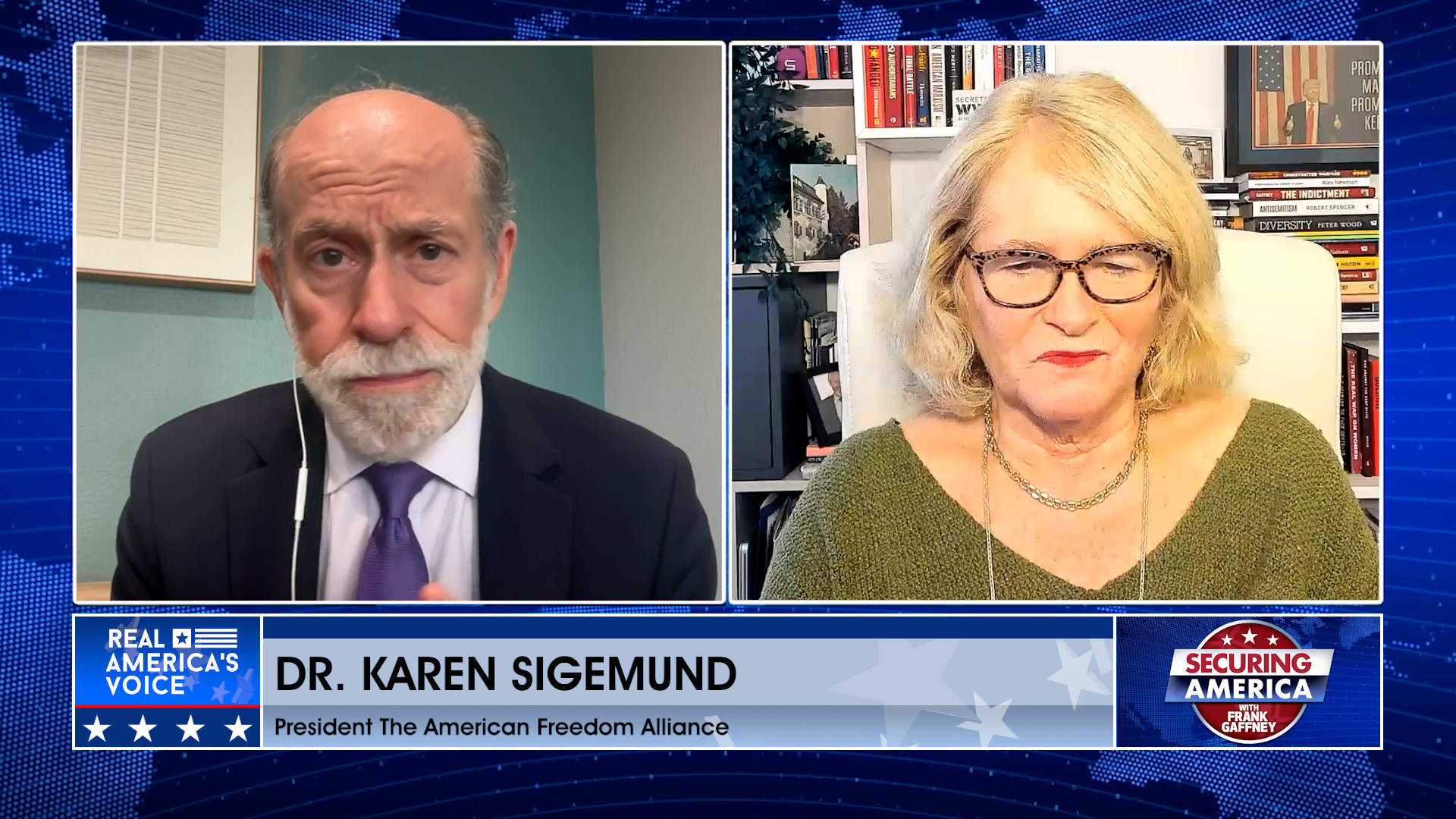 Frank Gaffney is joined by Dr. Karen Sigemund Pt. 1