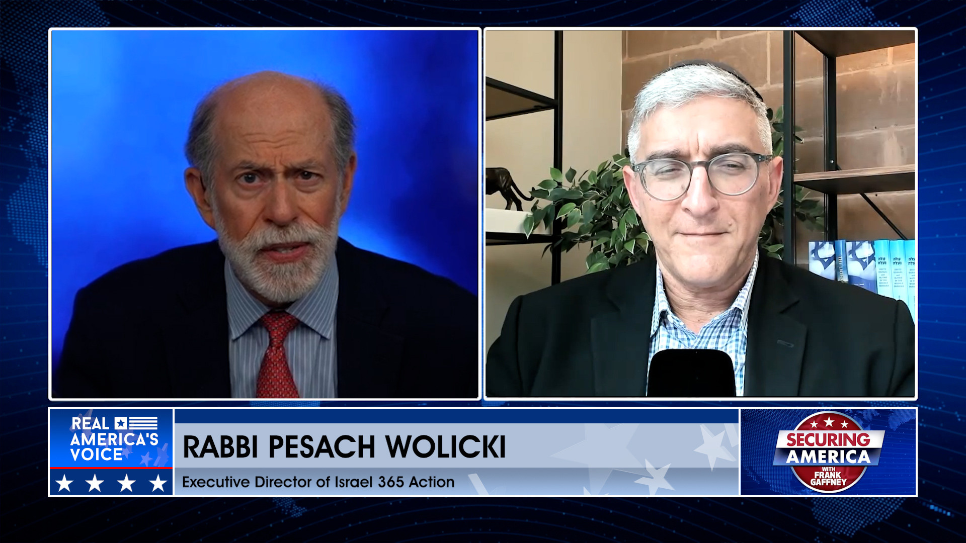 Frank Gaffney is joined by Rabbi Pesach Wolicki Pt. 1